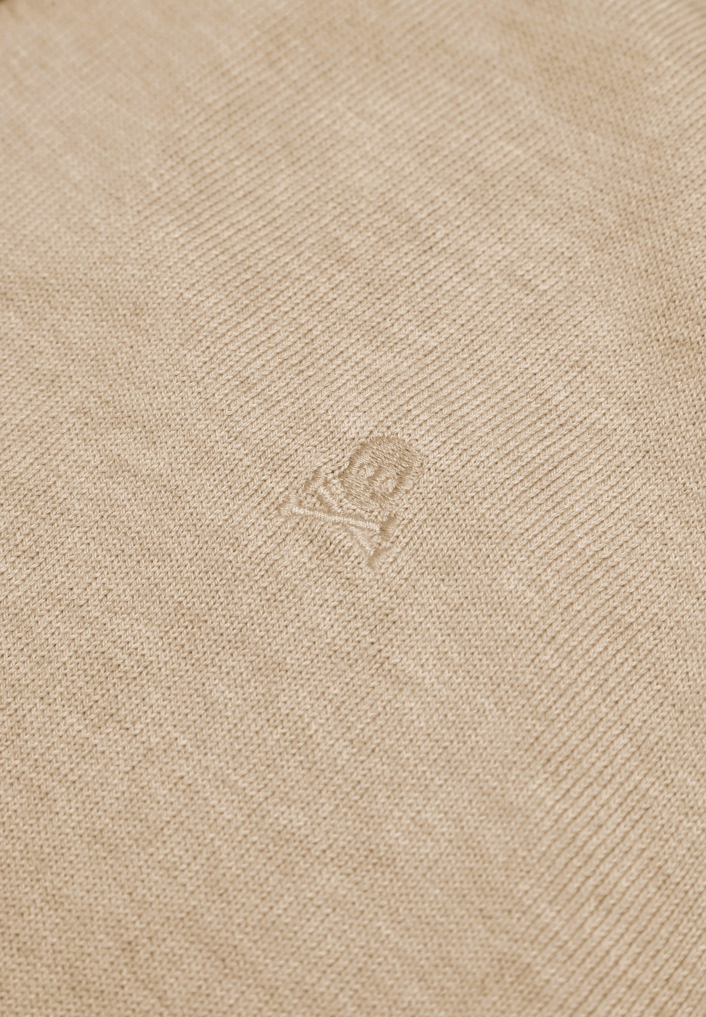 SUPIMA SWEATER WITH TONAL EMBROIDERY