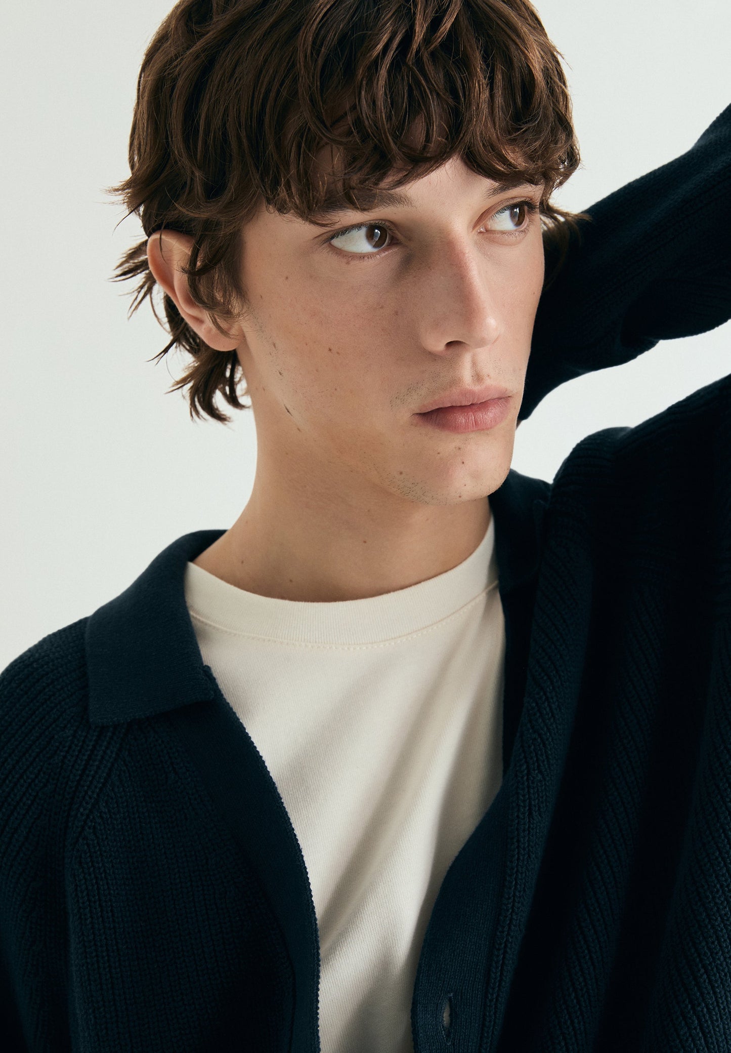 COTTON AND LINEN CARDIGAN