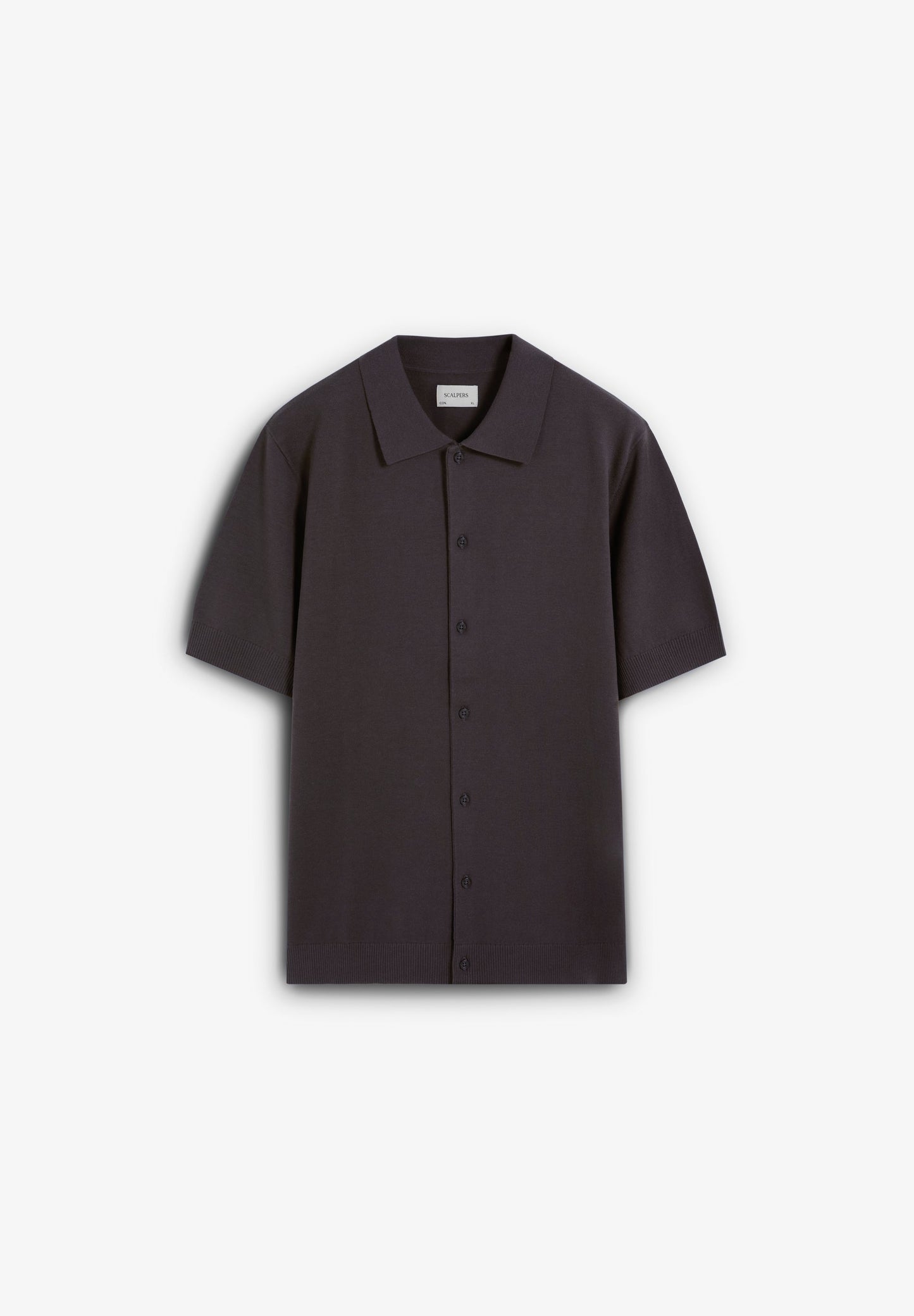 FINE KNIT POLO SHIRT WITH BUTTONS