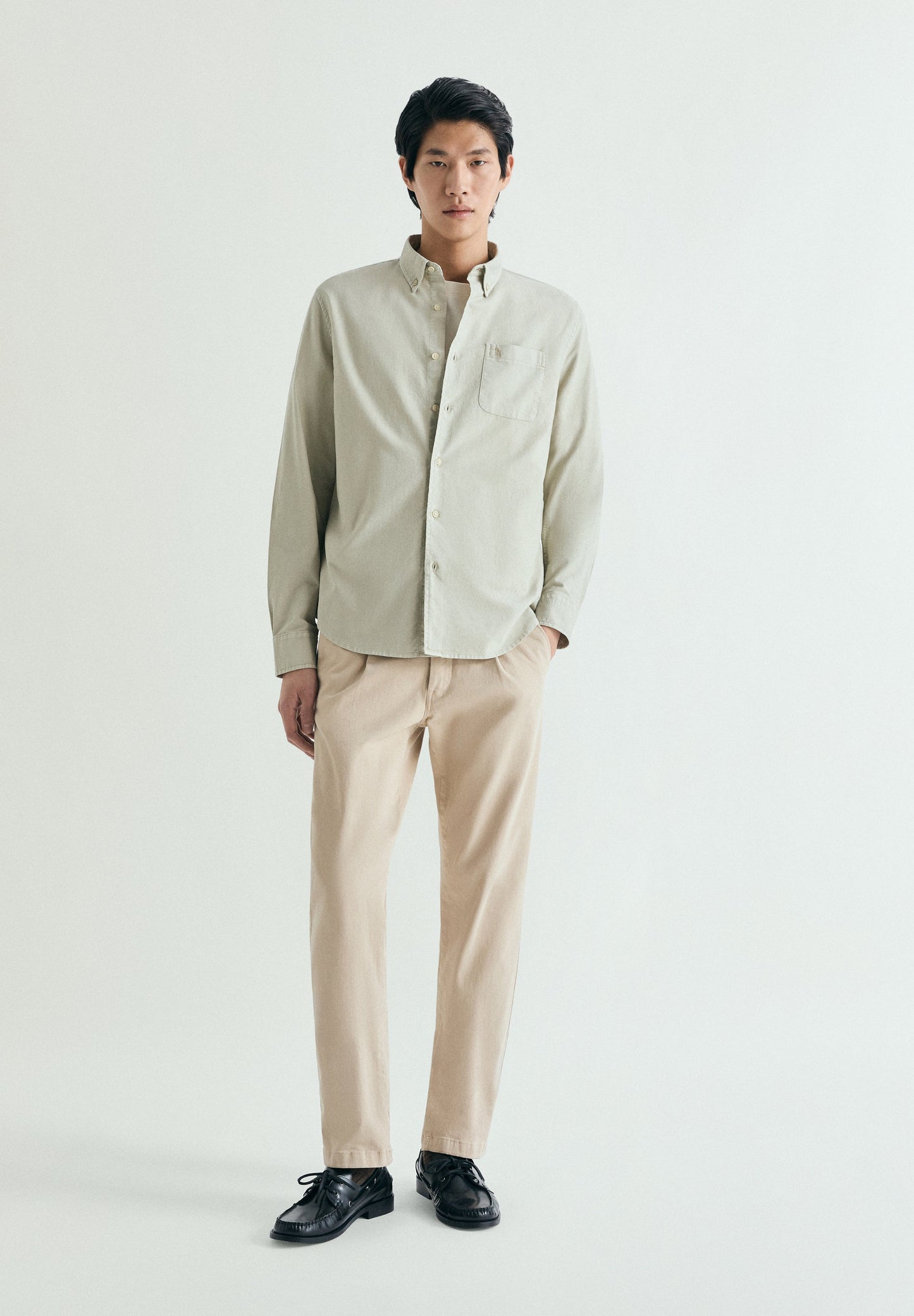 OXFORD SHIRT WITH MATCHING EMBROIDERY