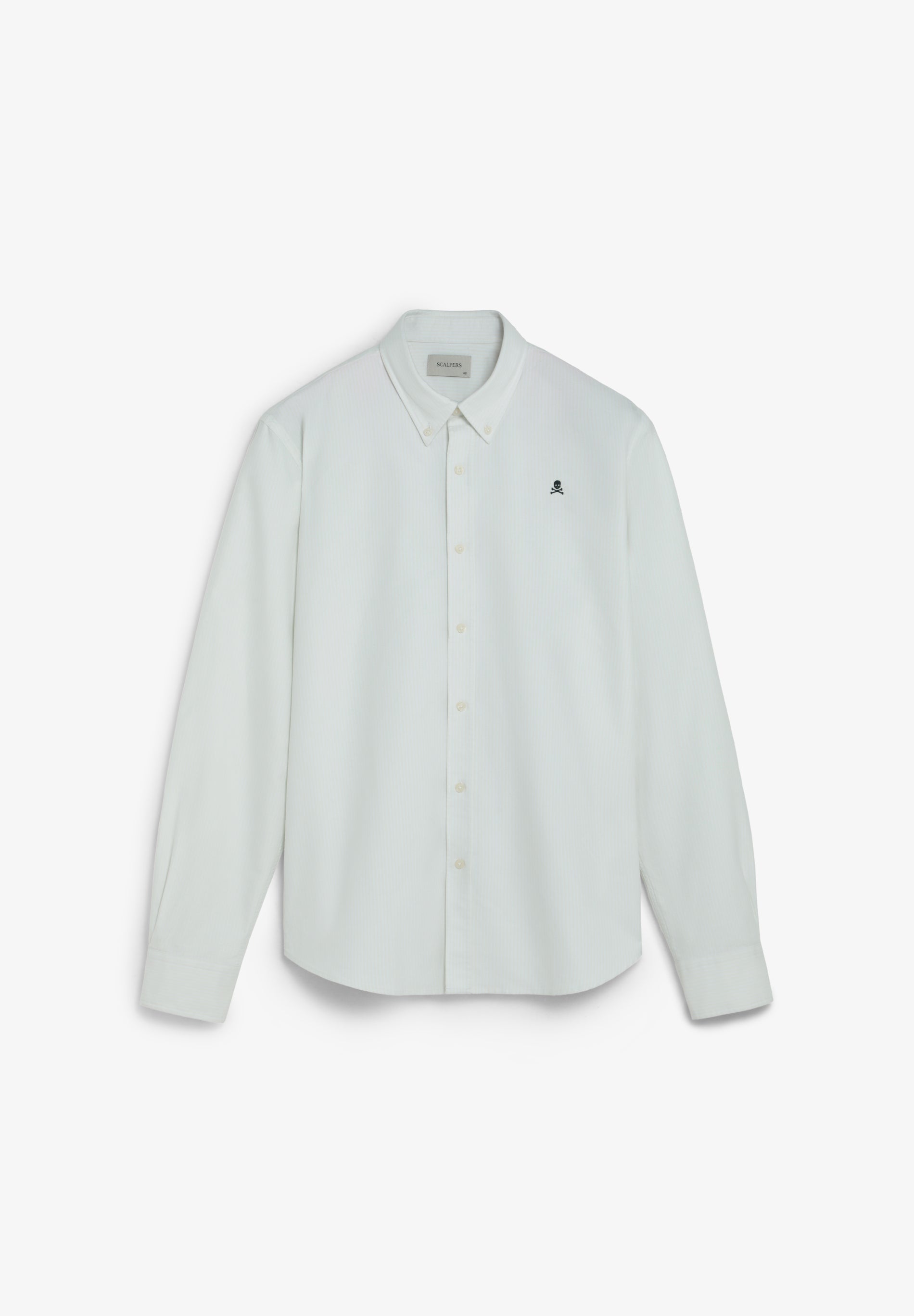 STRIPED PRINTED OXFORD SHIRT