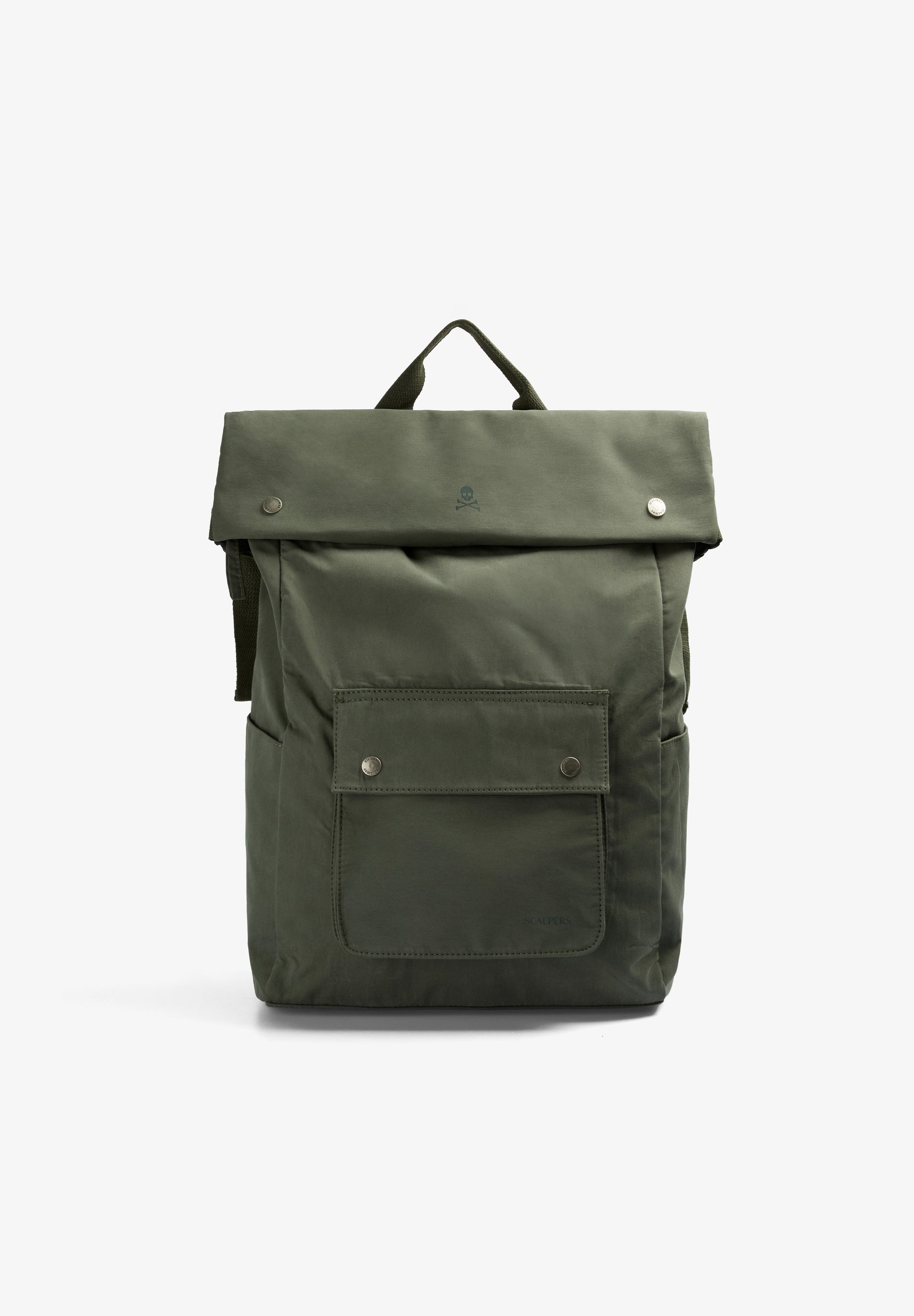 BACKPACK WITH POCKET AND BUTTONS