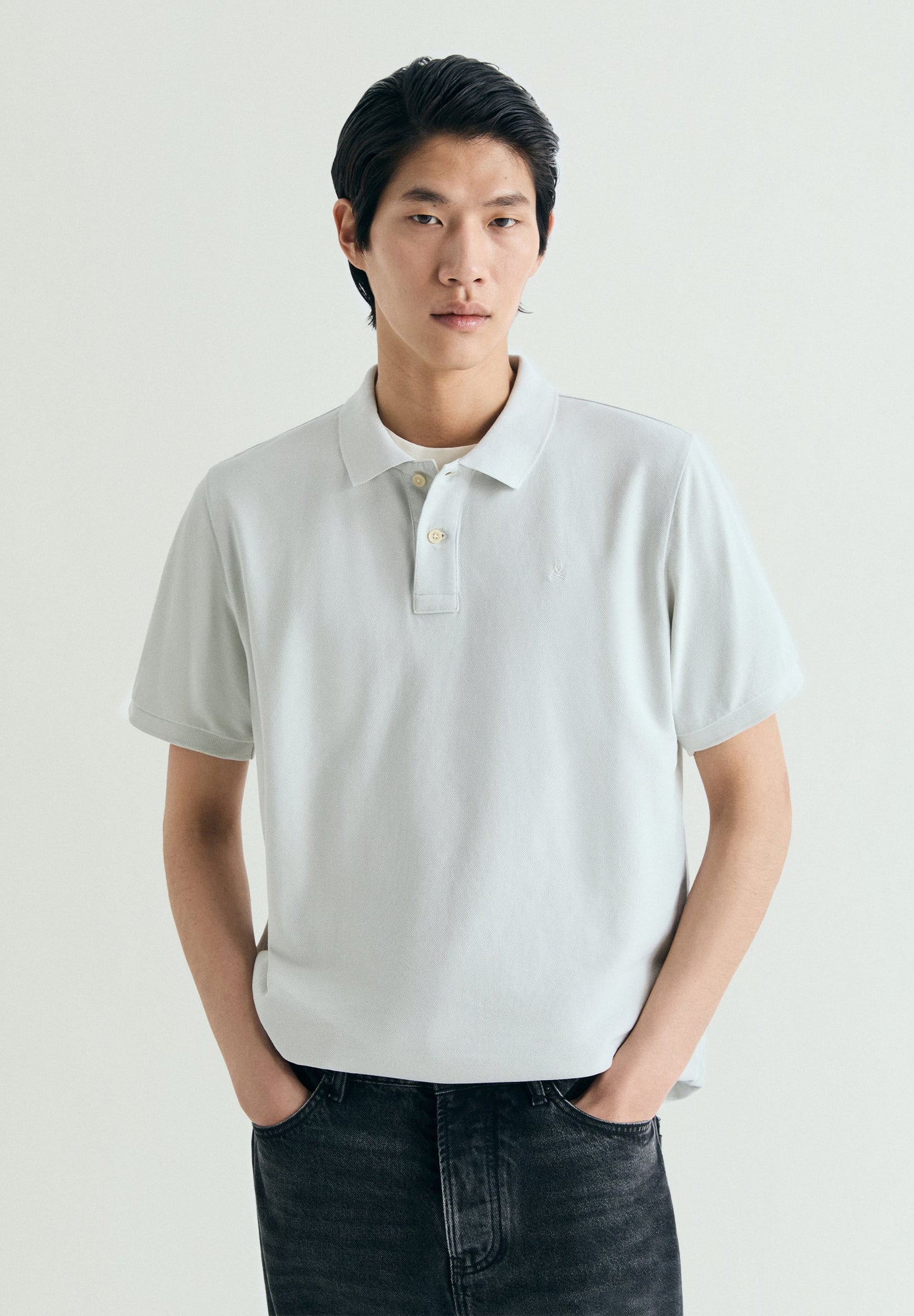 EMBROIDERED PIQUÉ POLO SHIRT