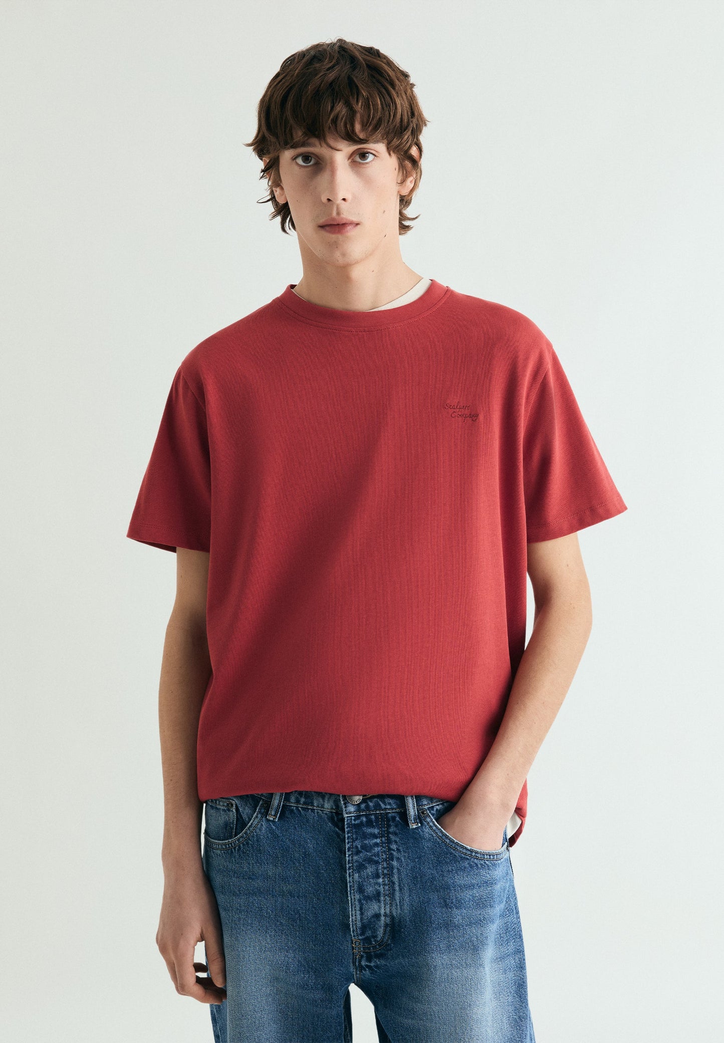 MEDIUM WEIGHT EMBROIDERED T-SHIRT