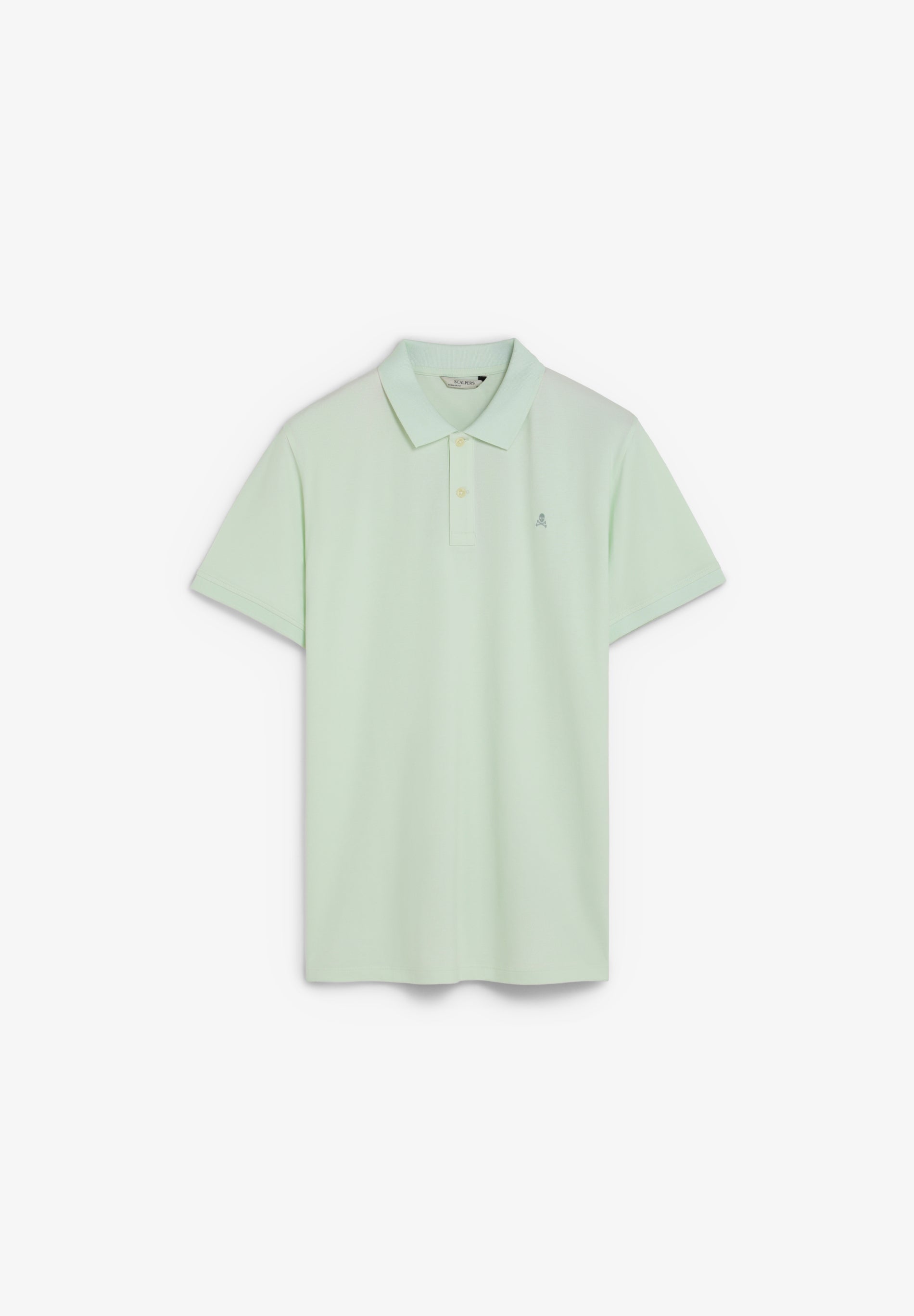 PIQUÉ POLO SHIRT WITH CONTRAST SKULL