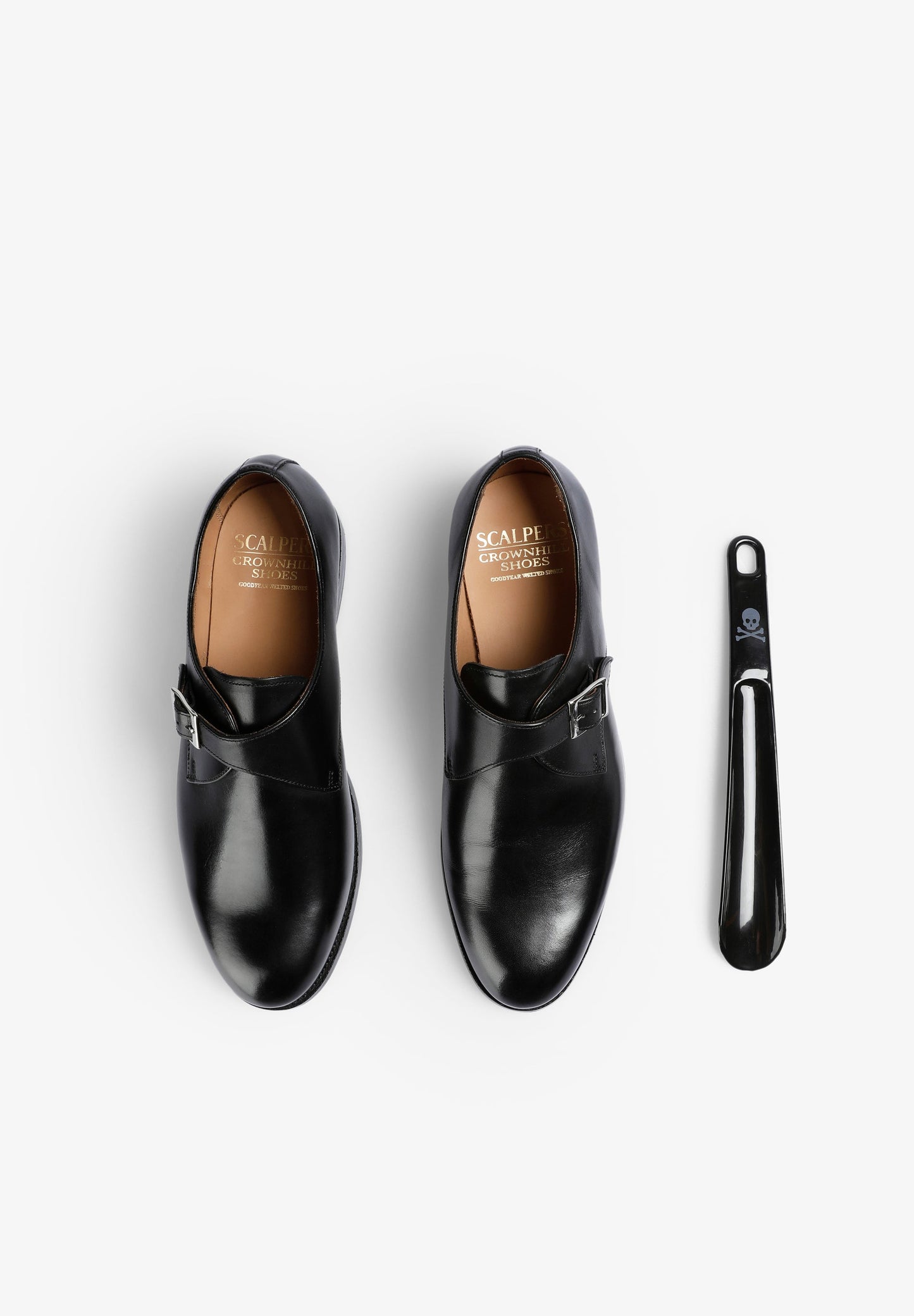 LEATHER MONK SHOES