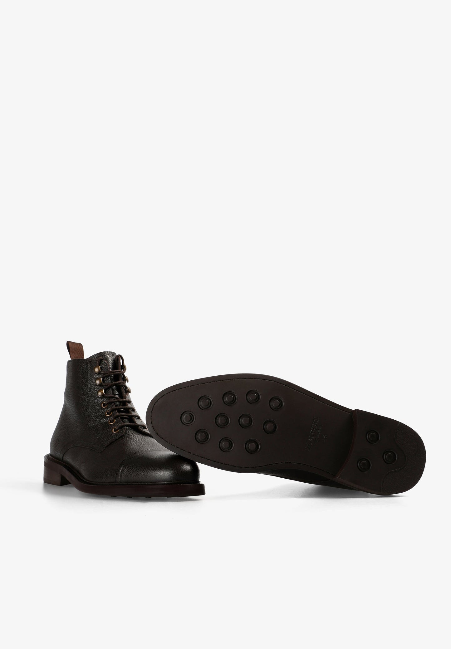 LEATHER DERBY BOOTS
