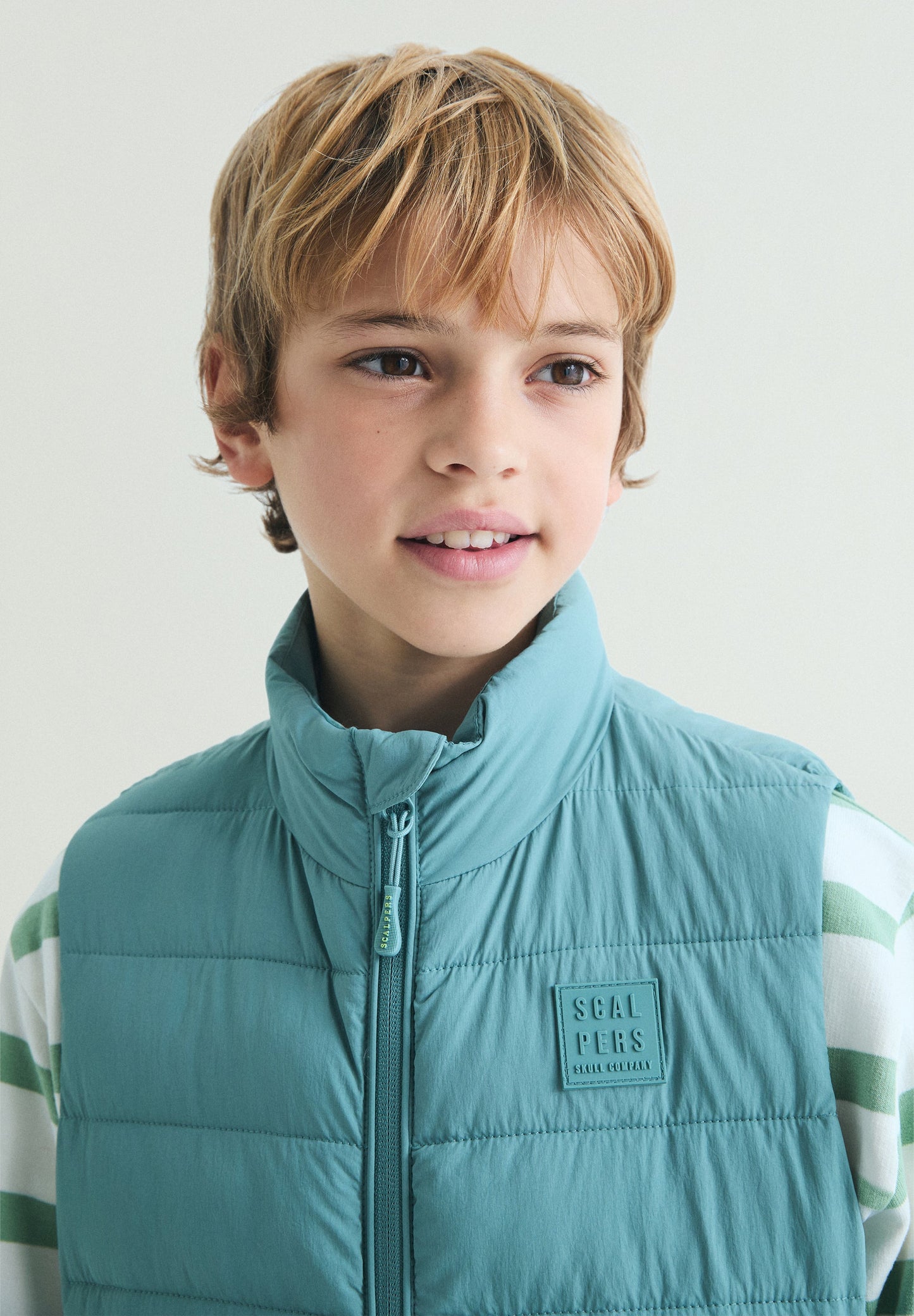 QUILTED ZIP-UP GILET