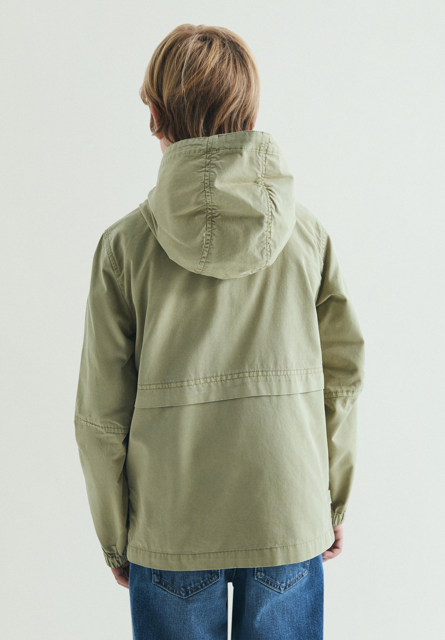 COTTON JACKET WITH HOOD