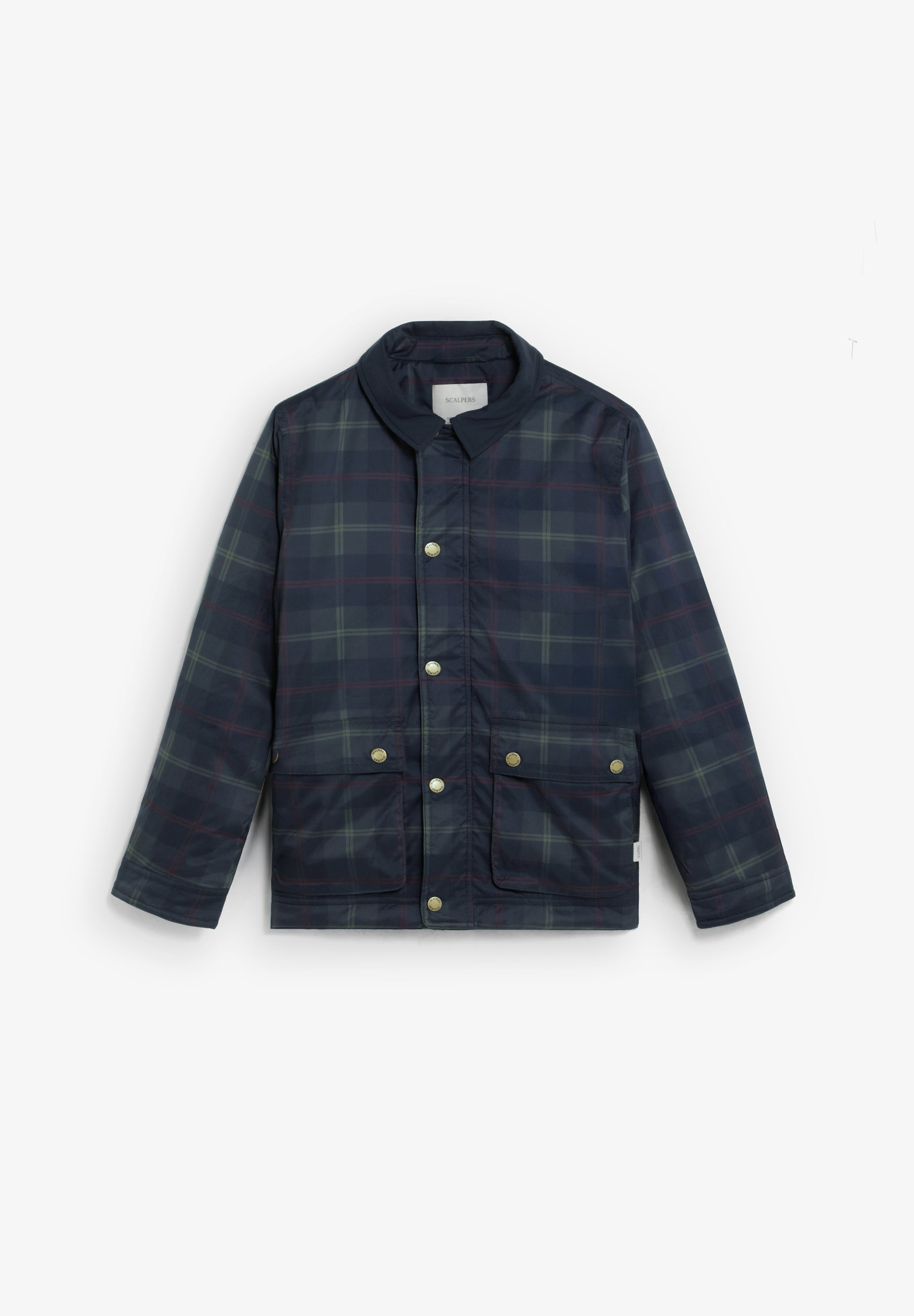 CHECK WAXED JACKET