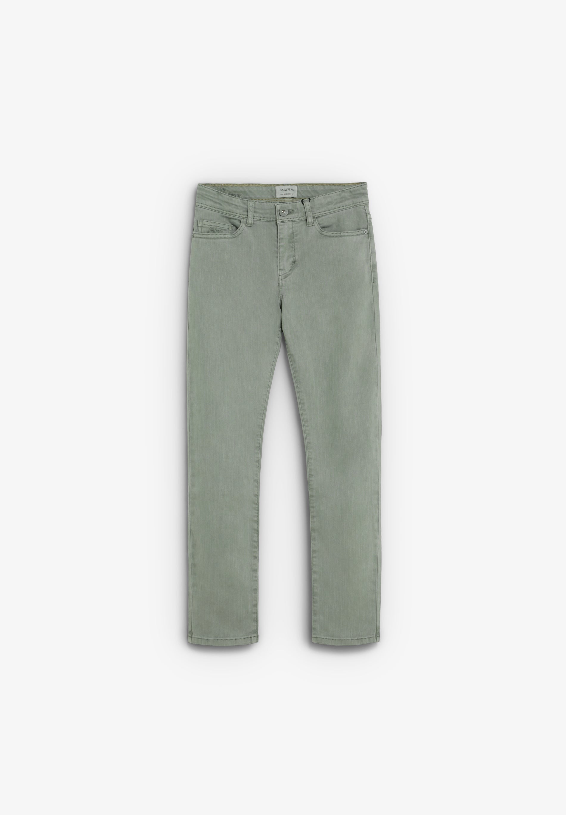 SLIM FIT FIVE-POCKET TROUSERS