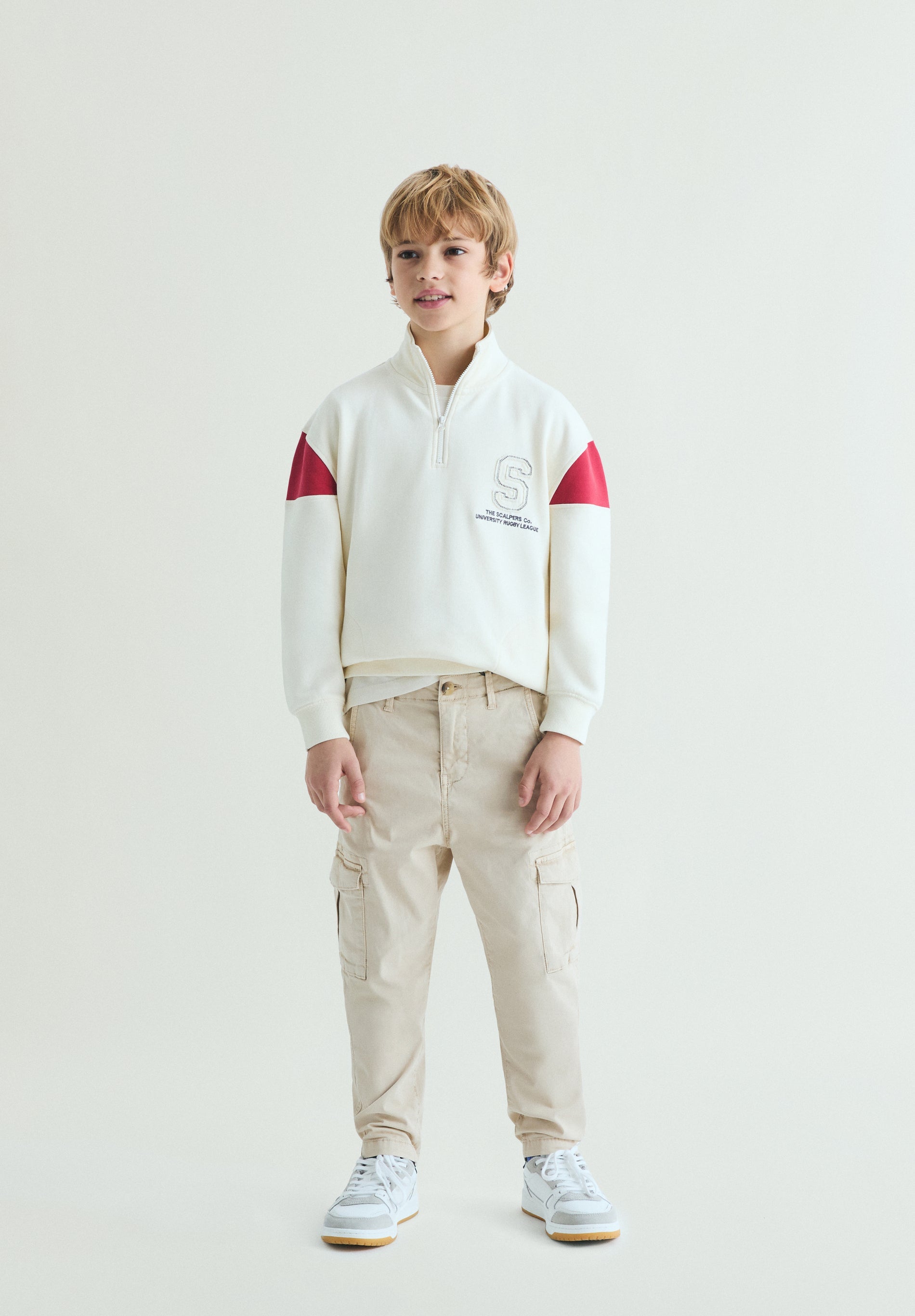 SLIM FIT CARGO TROUSERS