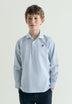 STRIPED POLO SHIRT WITH SKULL