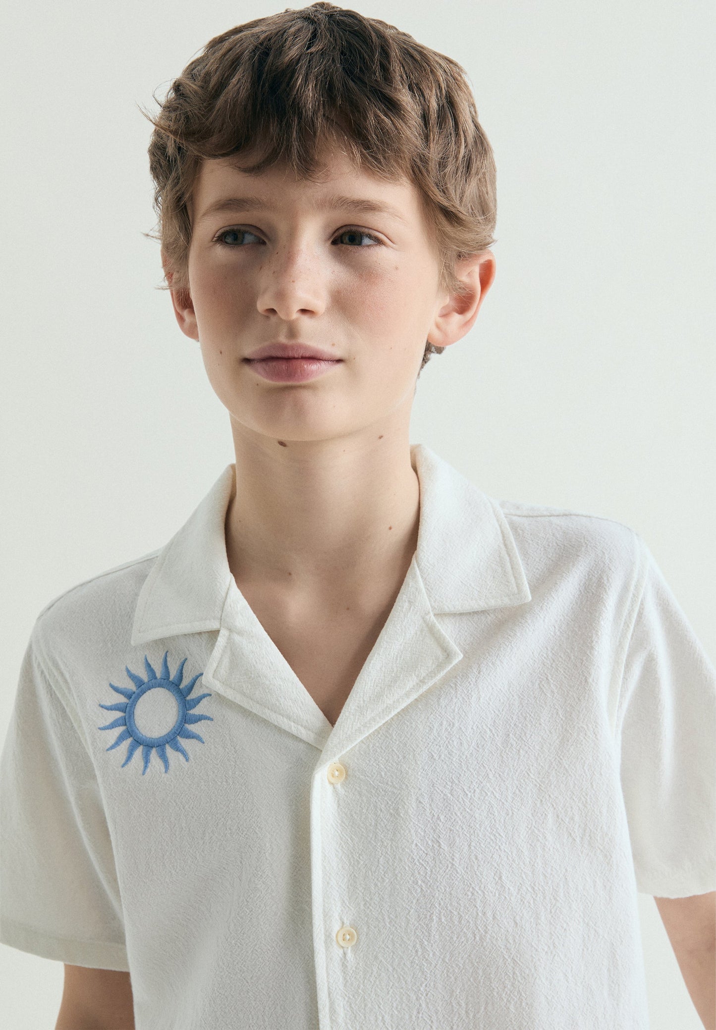 SCBEACH EMB SS SHIRT KIDS
