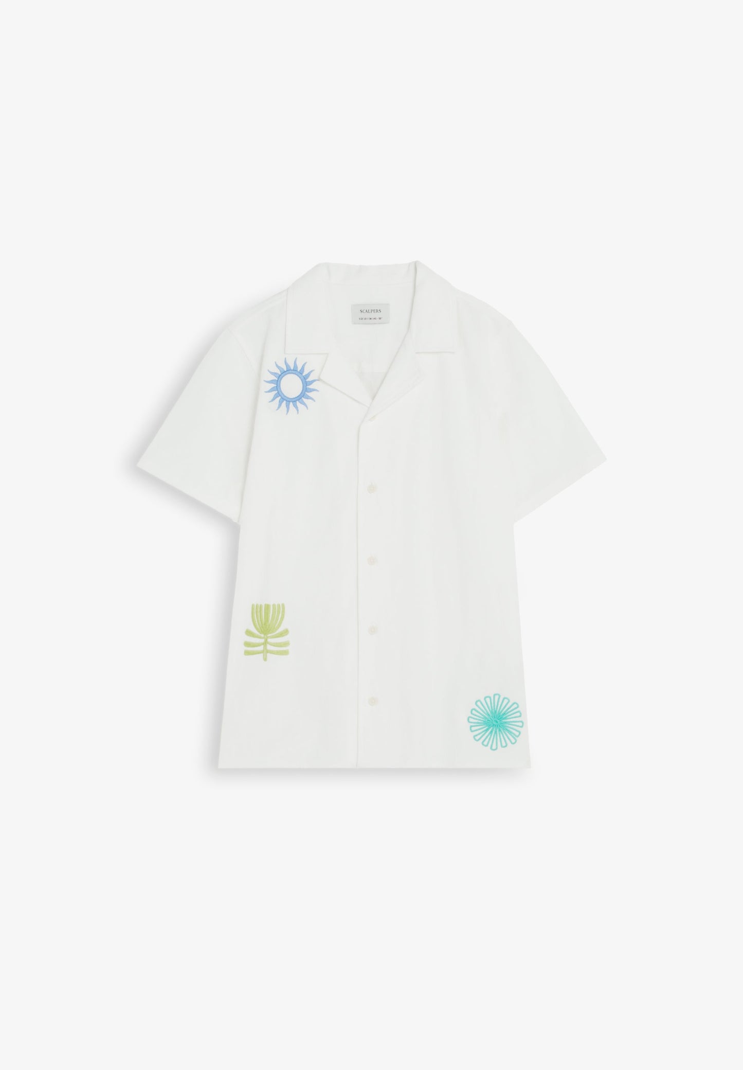 SHORT SLEEVE SHIRT WITH EMBROIDERY