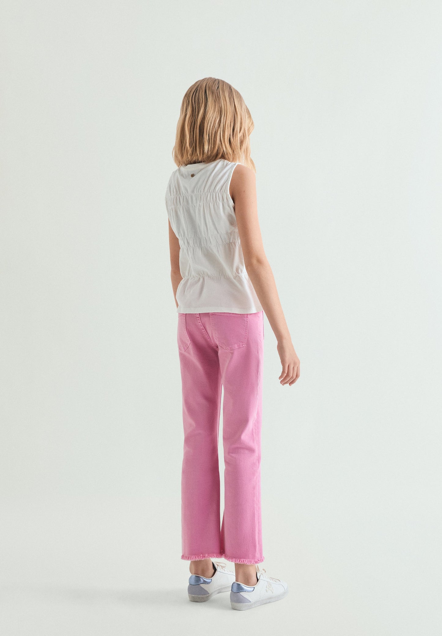 FLARED TROUSERS WITH SEAMS