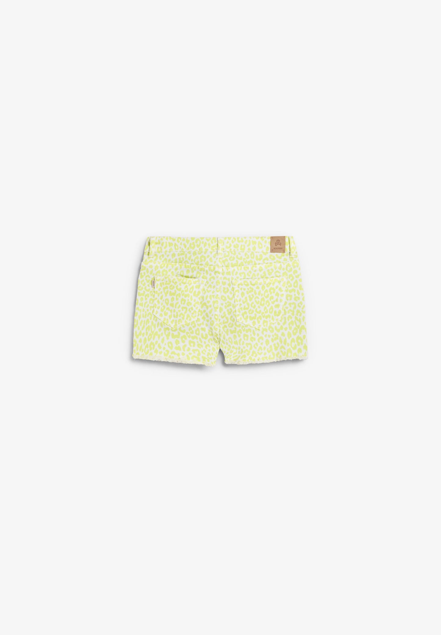 ANIMAL PRINT SHORTS WITH BUTTON