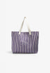 STRIPED TOTE BAG