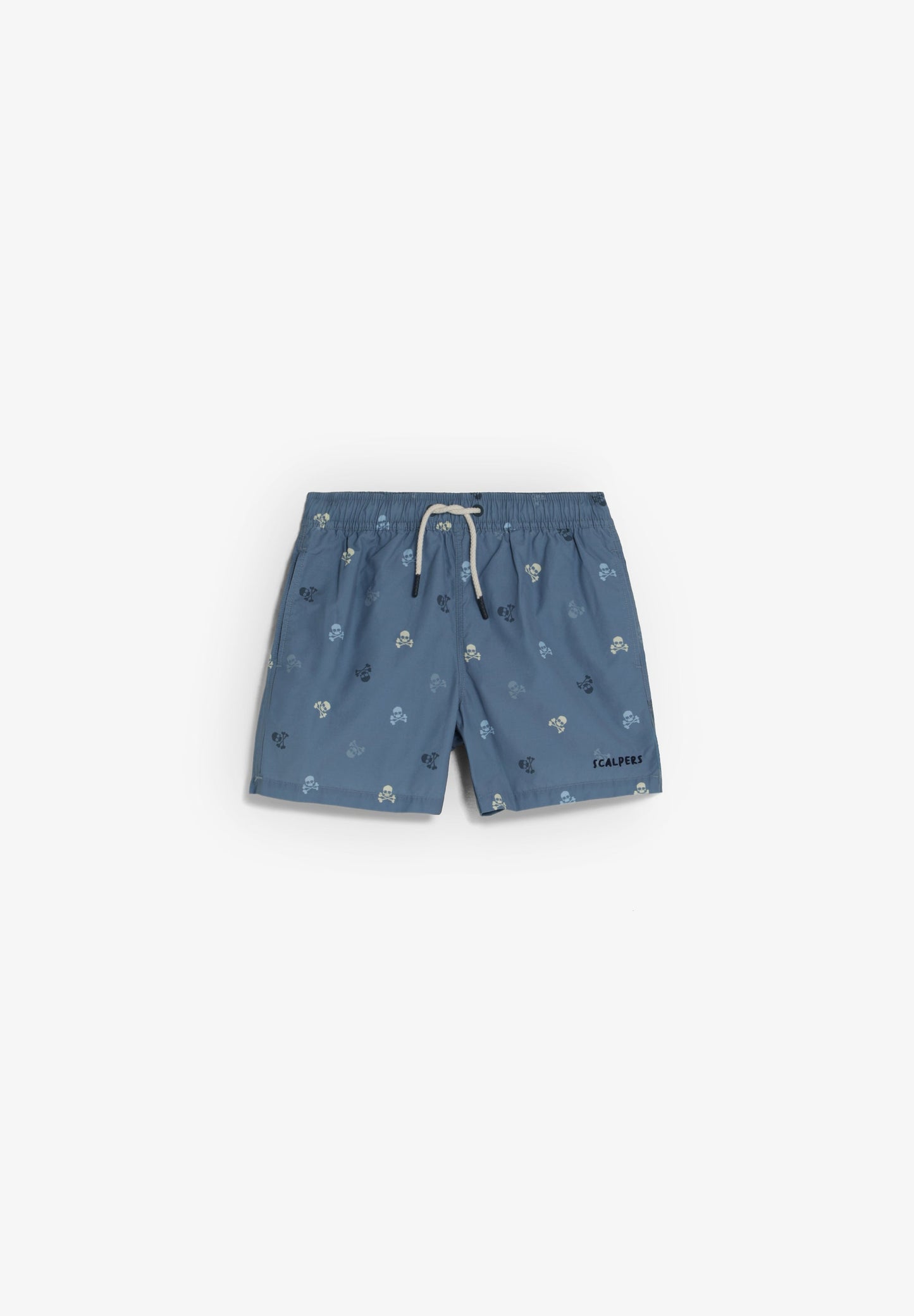 MULTI-COLOURED SKULL SWIMMING TRUNKS