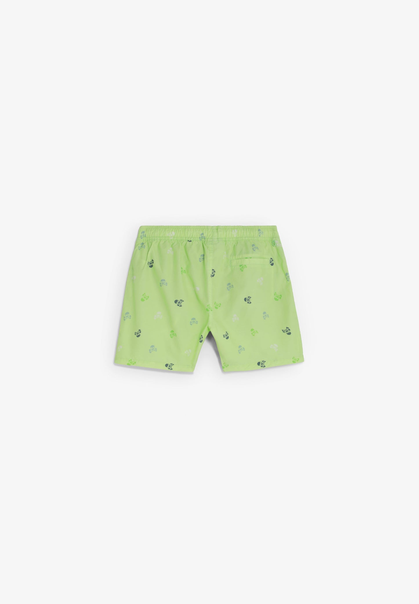 MULTI-COLOURED SKULL SWIMMING TRUNKS