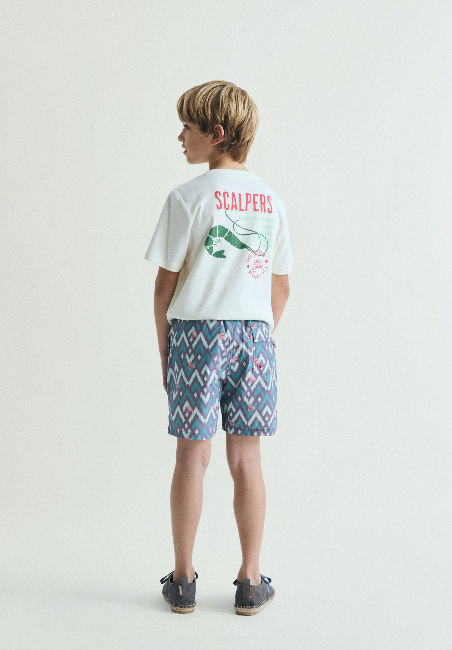 IKAT PRINT SWIMMING TRUNKS