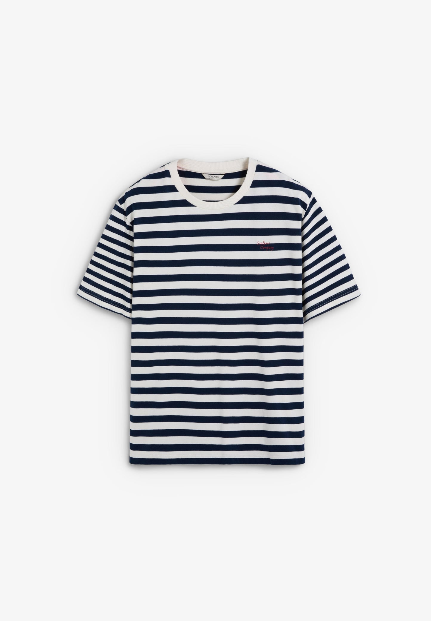CONTRAST STRIPED T-SHIRT
