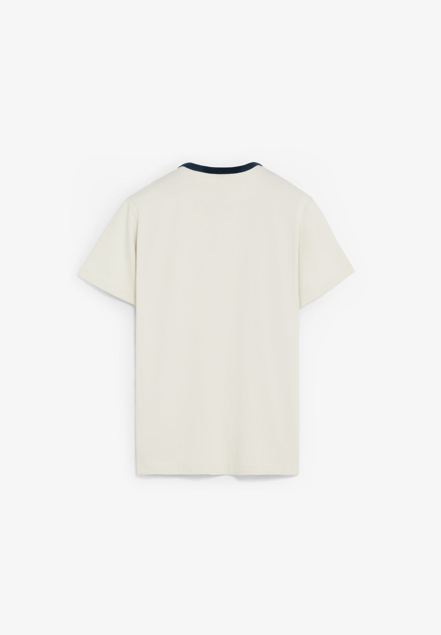 CONTRAST COLLAR T-SHIRT