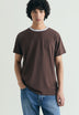 CONTRAST COLLAR T-SHIRT