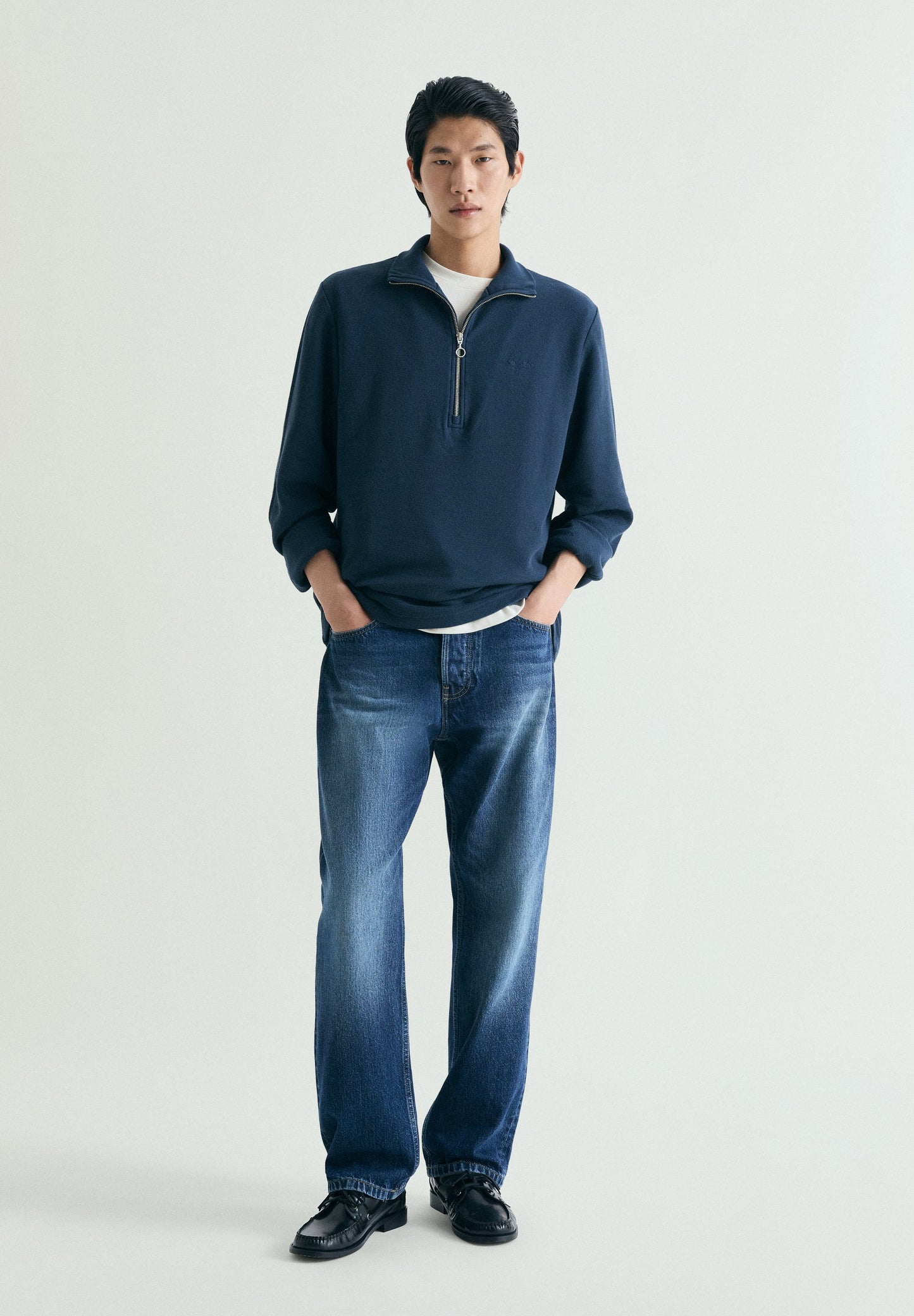 HALF ZIP SWEATSHIRT