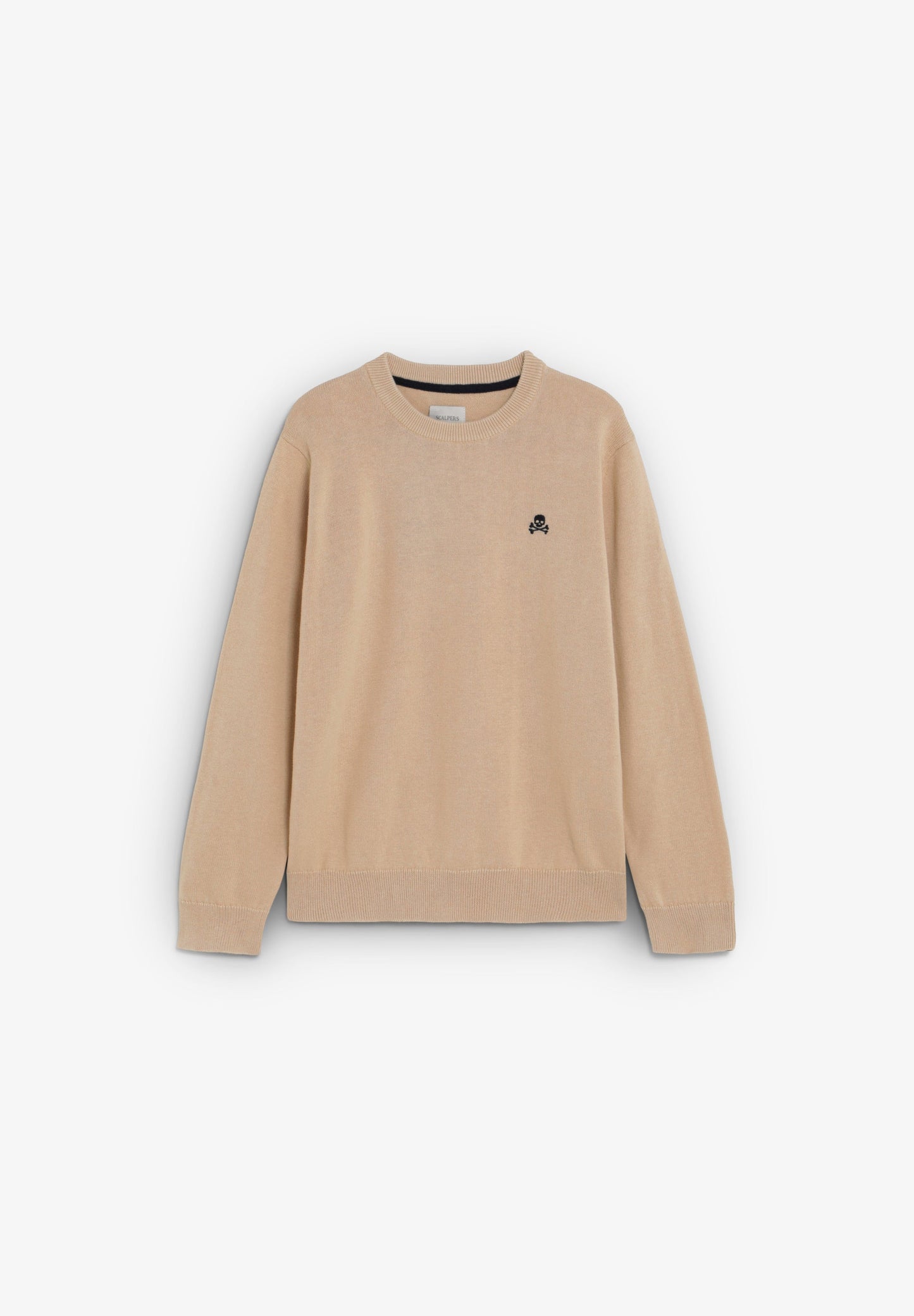 ROUND NECK COTTON SWEATER