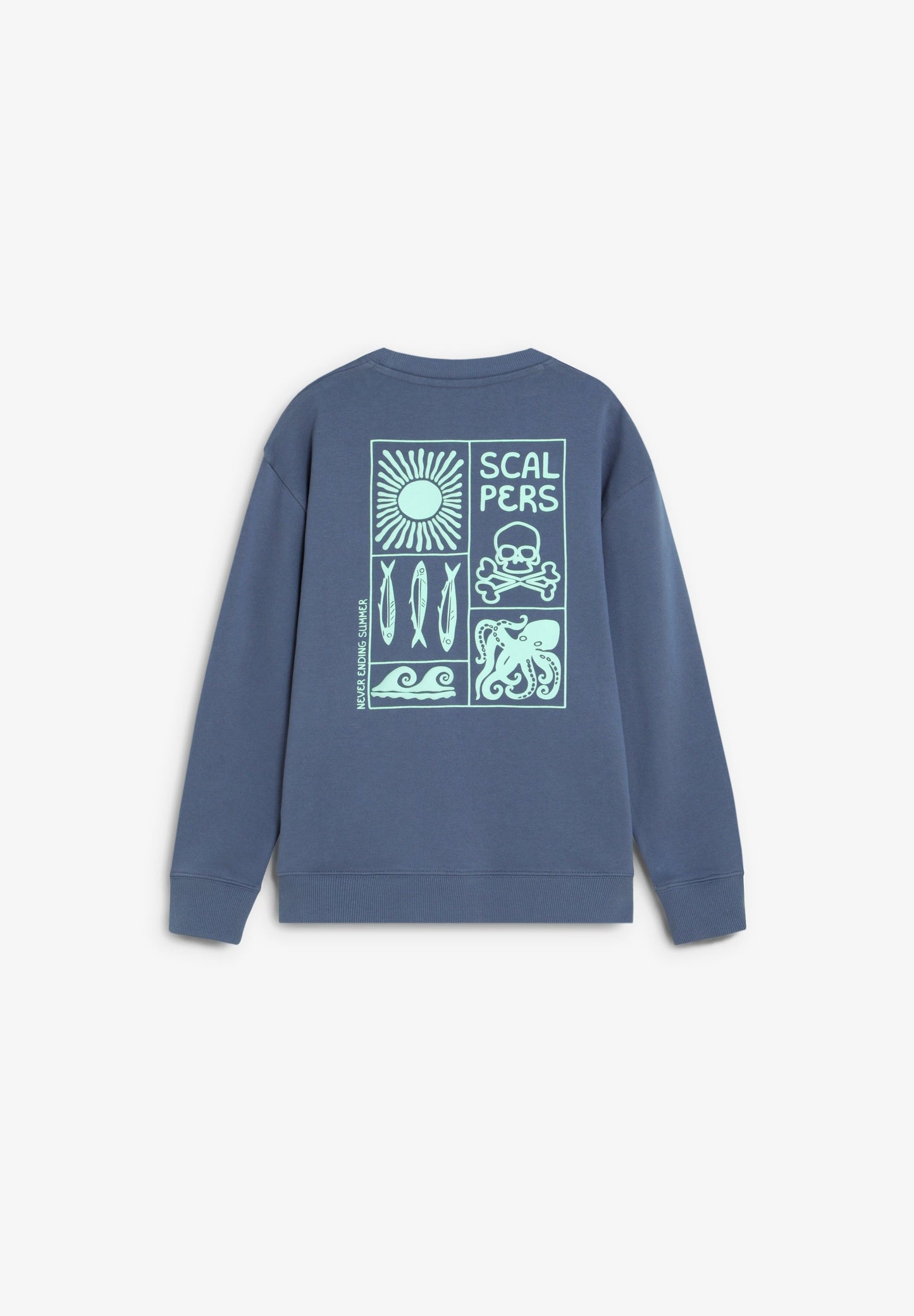 OCEAN PRINT SWEATSHIRT