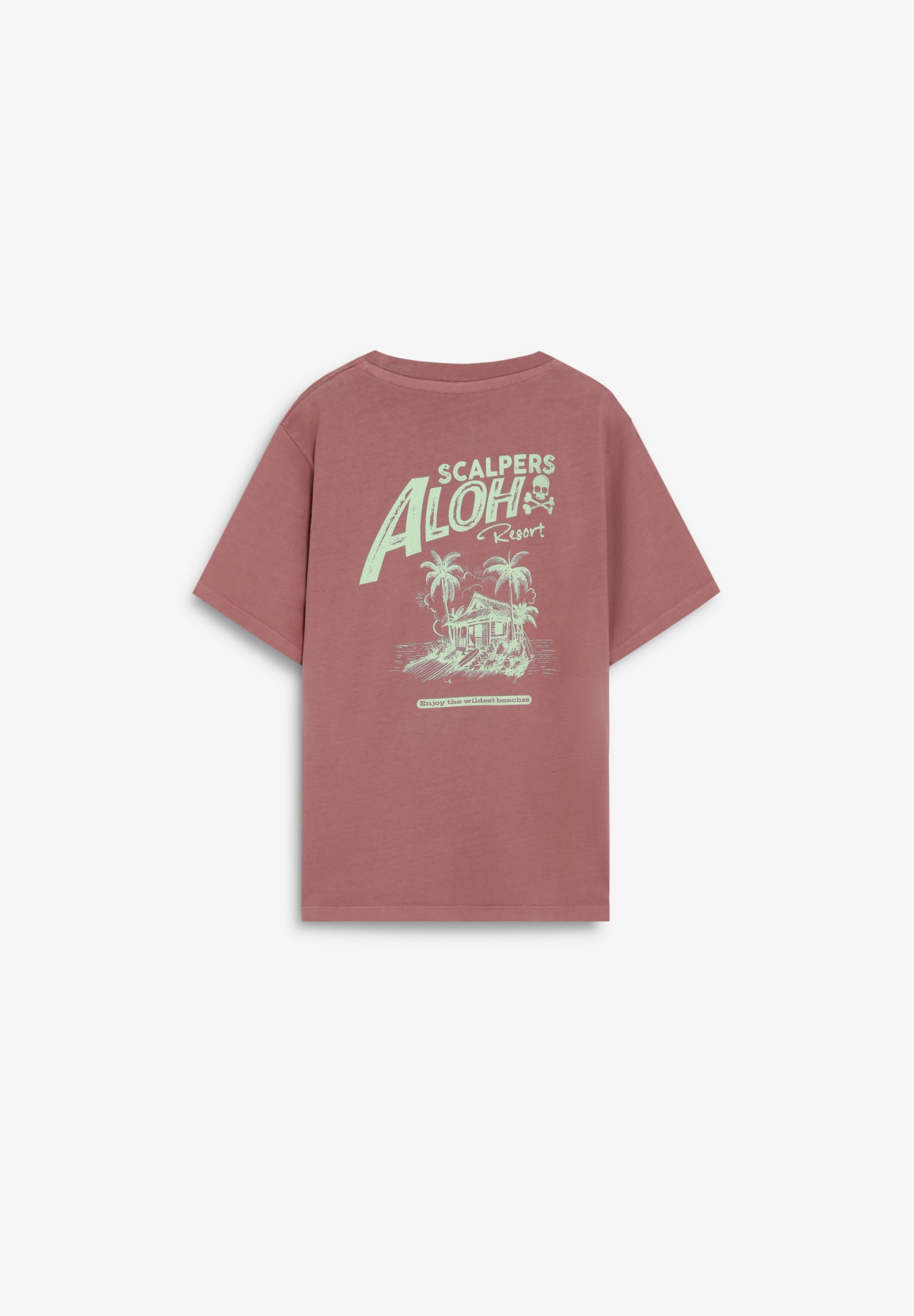 ALOHA PRINT T-SHIRT
