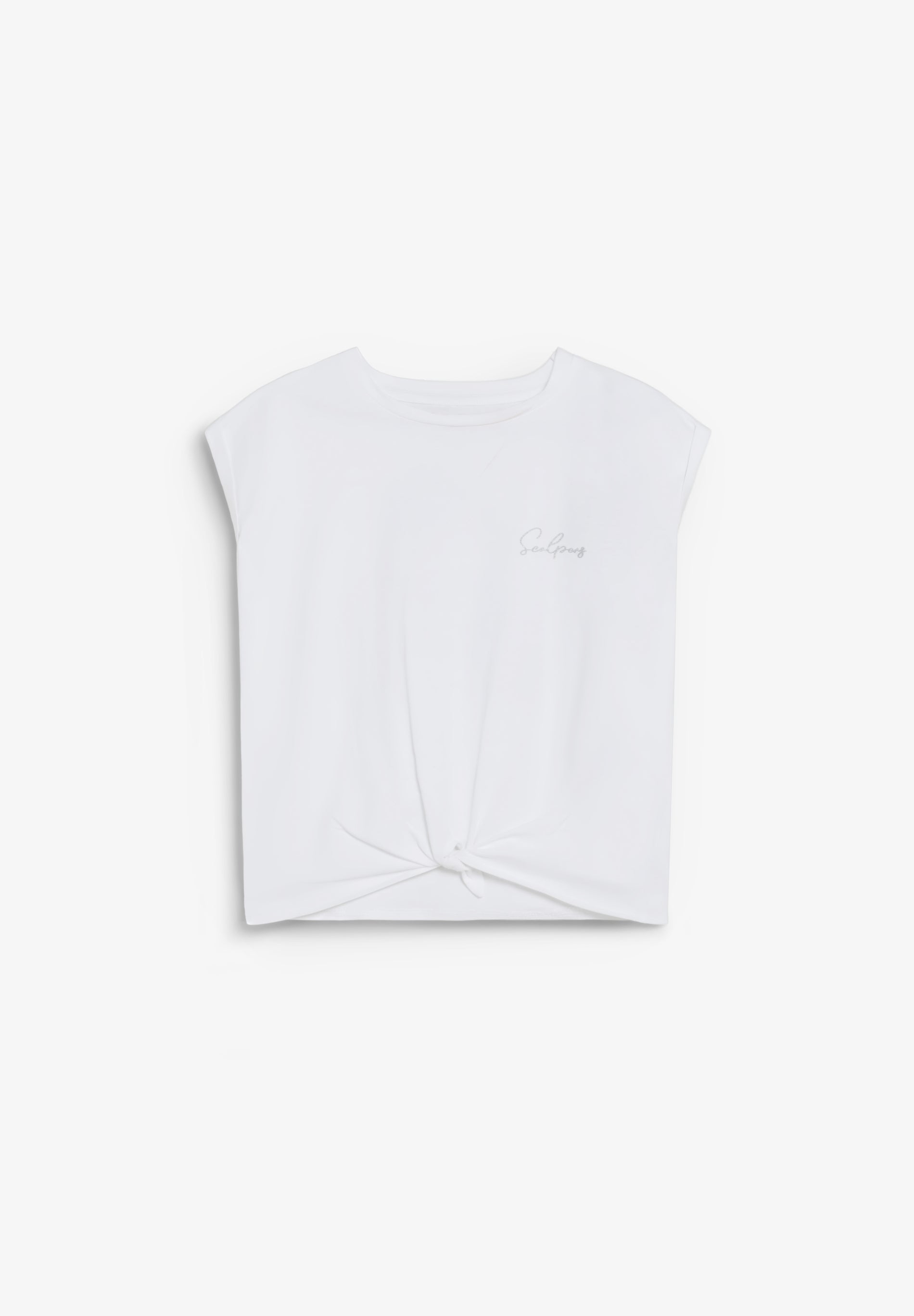 T-SHIRT WITH KNOT AND SKULL