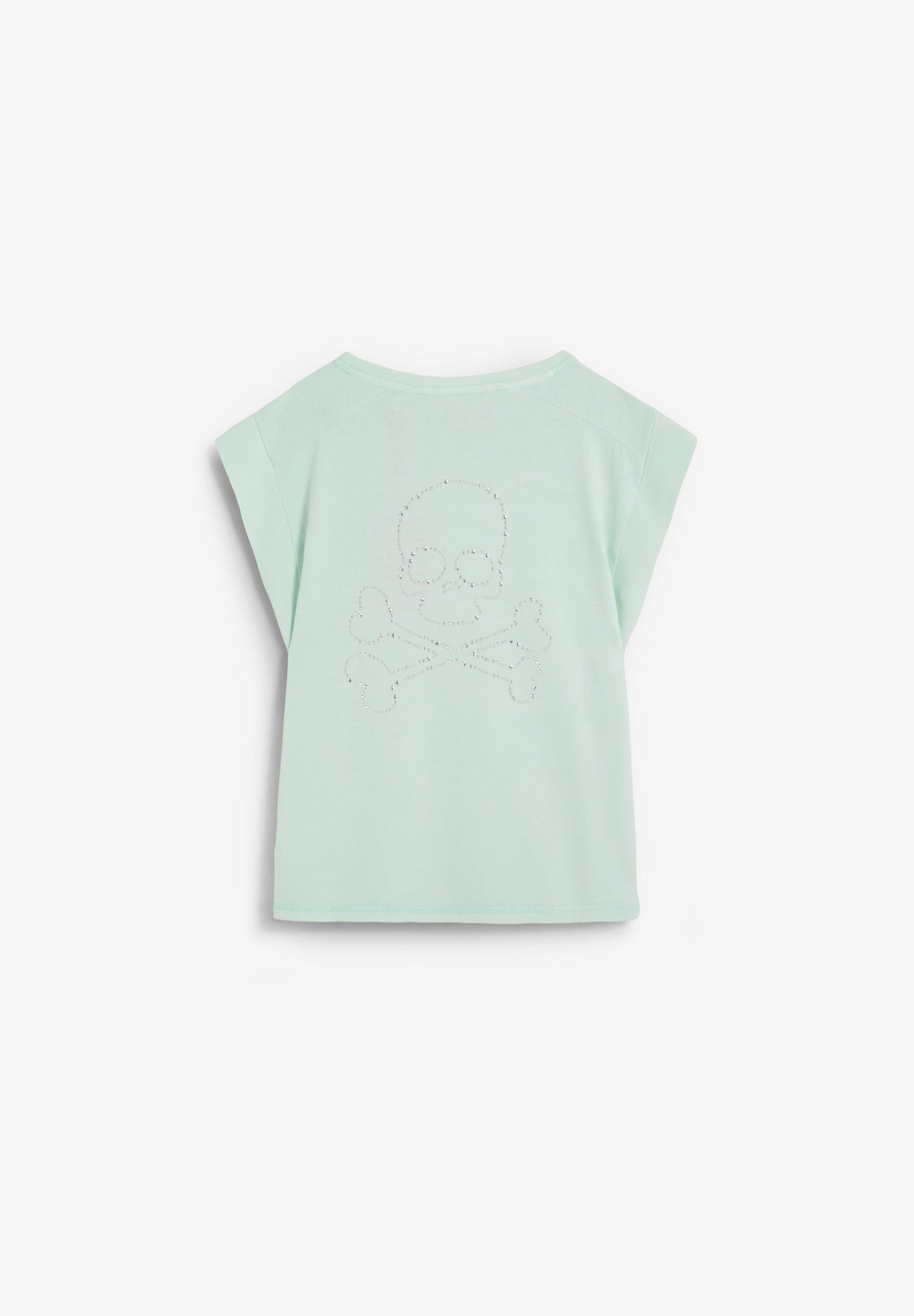 SKULL T-SHIRT WITH STUDS