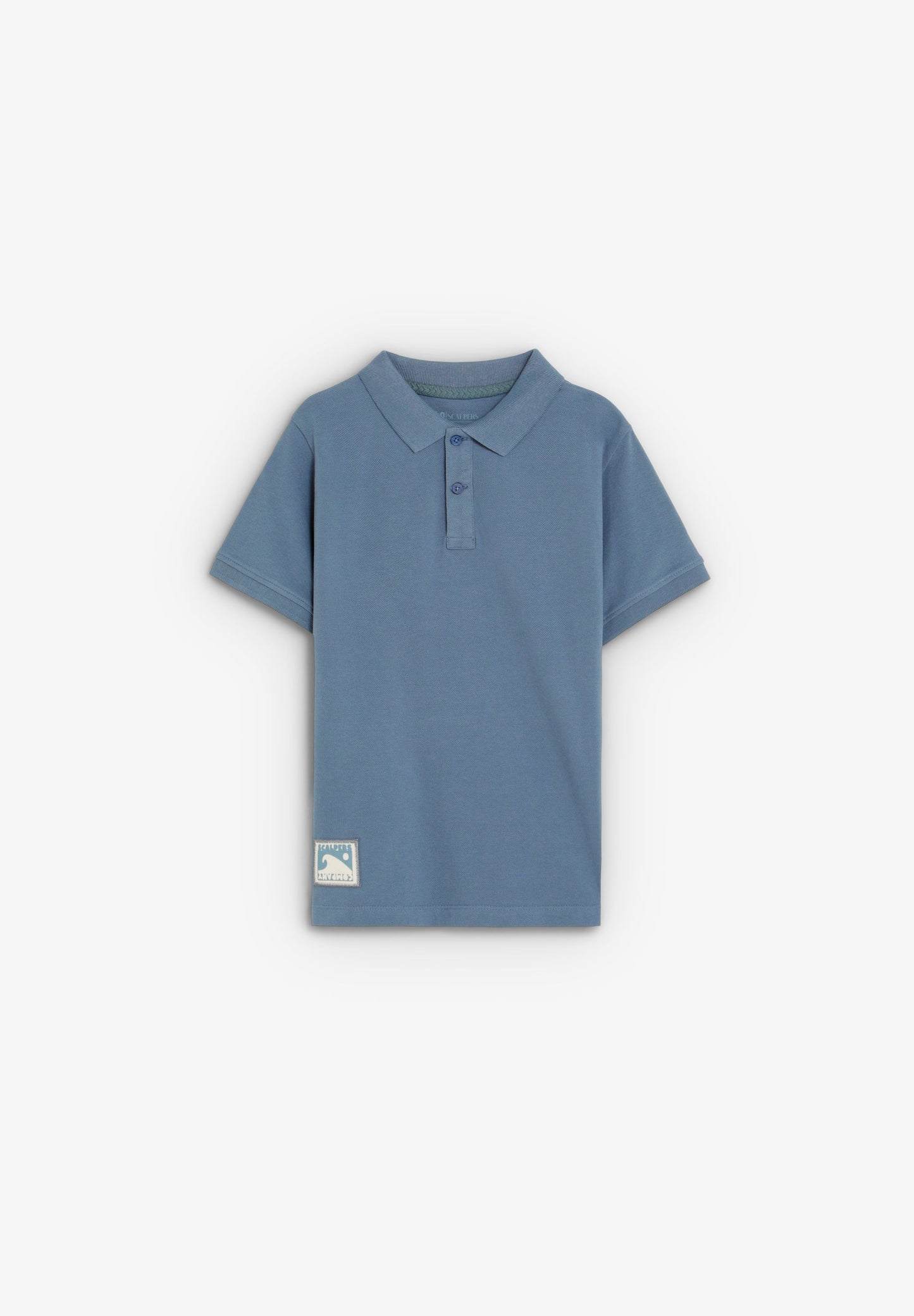 POLO SHIRT WITH CONTRAST EMBROIDERED SKULL