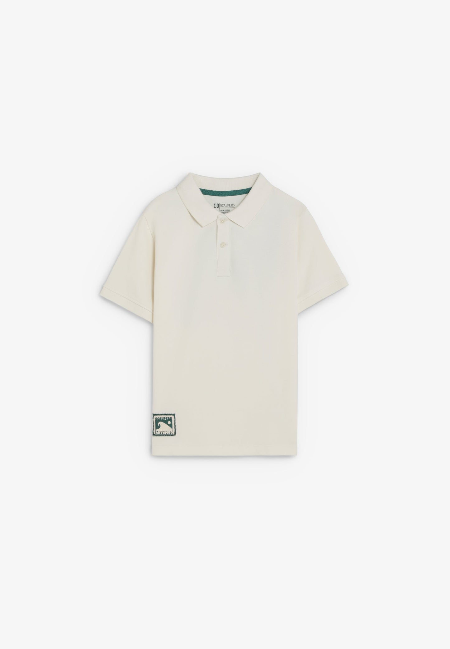 POLO SHIRT WITH CONTRAST EMBROIDERED SKULL