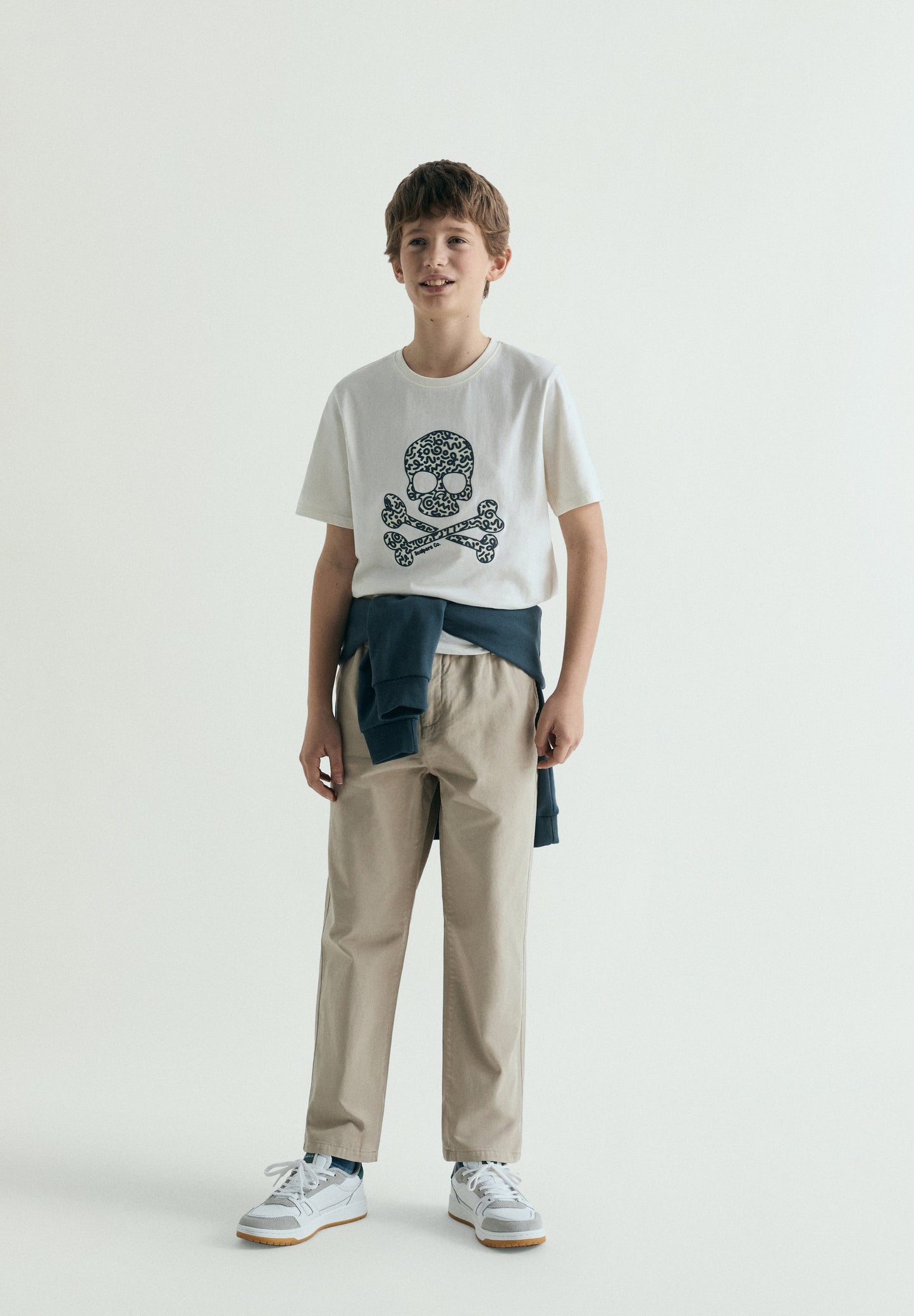 COTTON T-SHIRT WITH MAGIC SKULL