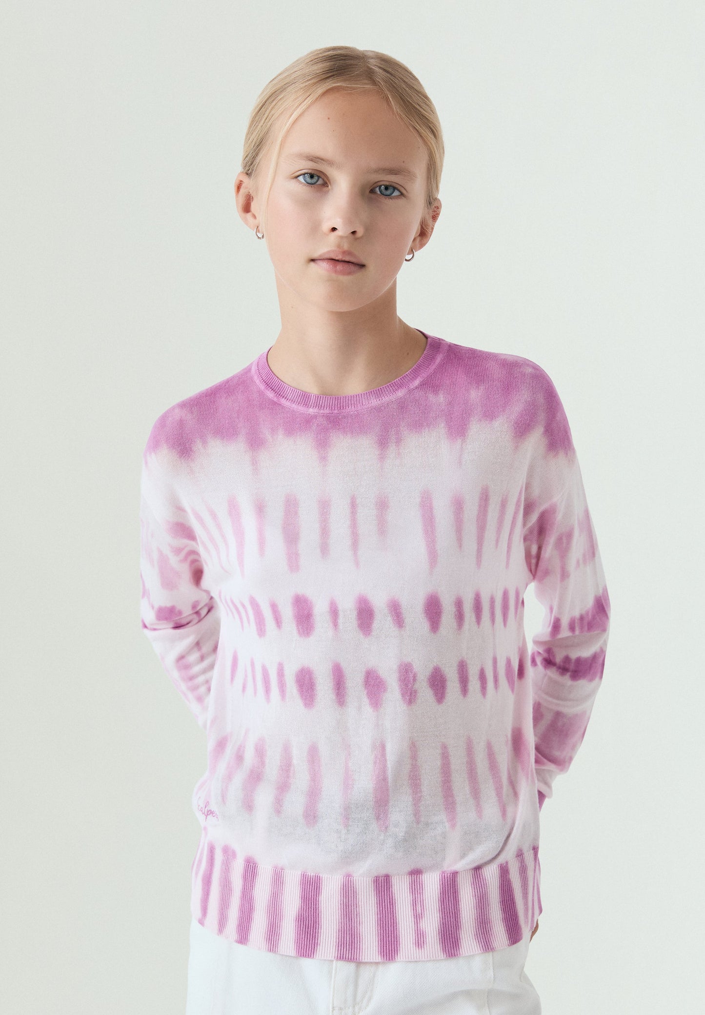PINK TIE-DYE SWEATSHIRT