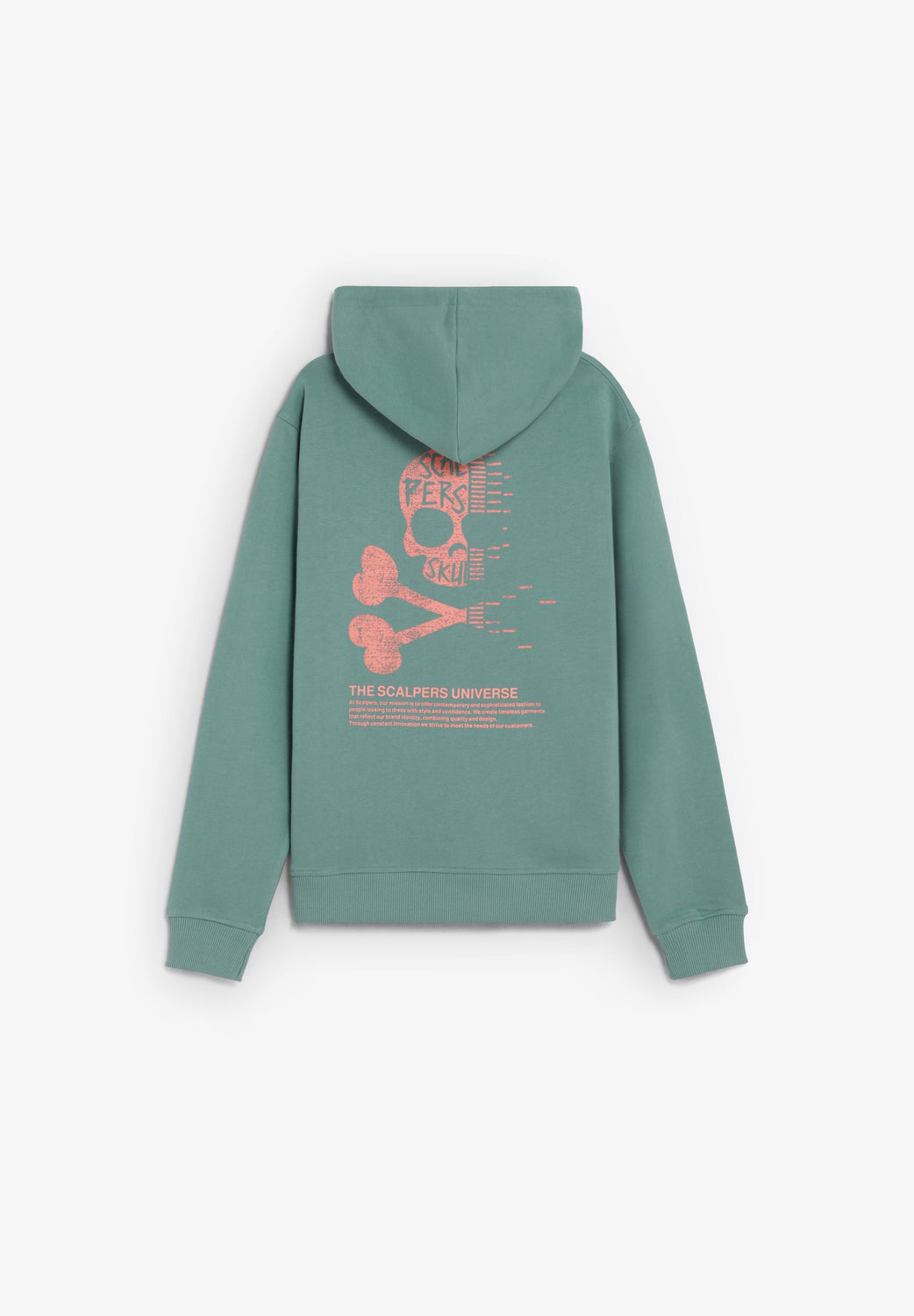 SUDADERA CON CAPUCHA ESTAMPADO CALAVERA - Scalpers