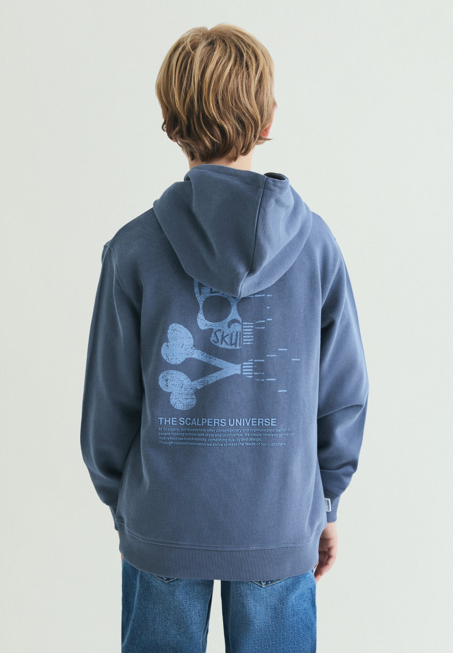 SKULL PRINT HOODIE
