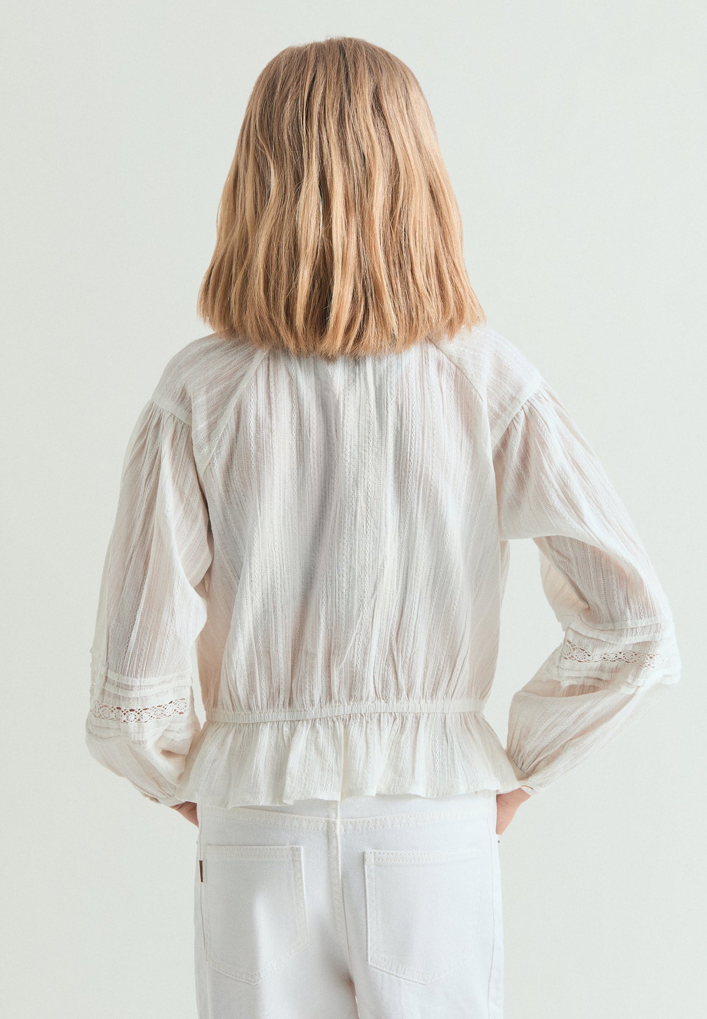 BLUSA ROMÁNTICA LAZO - Scalpers