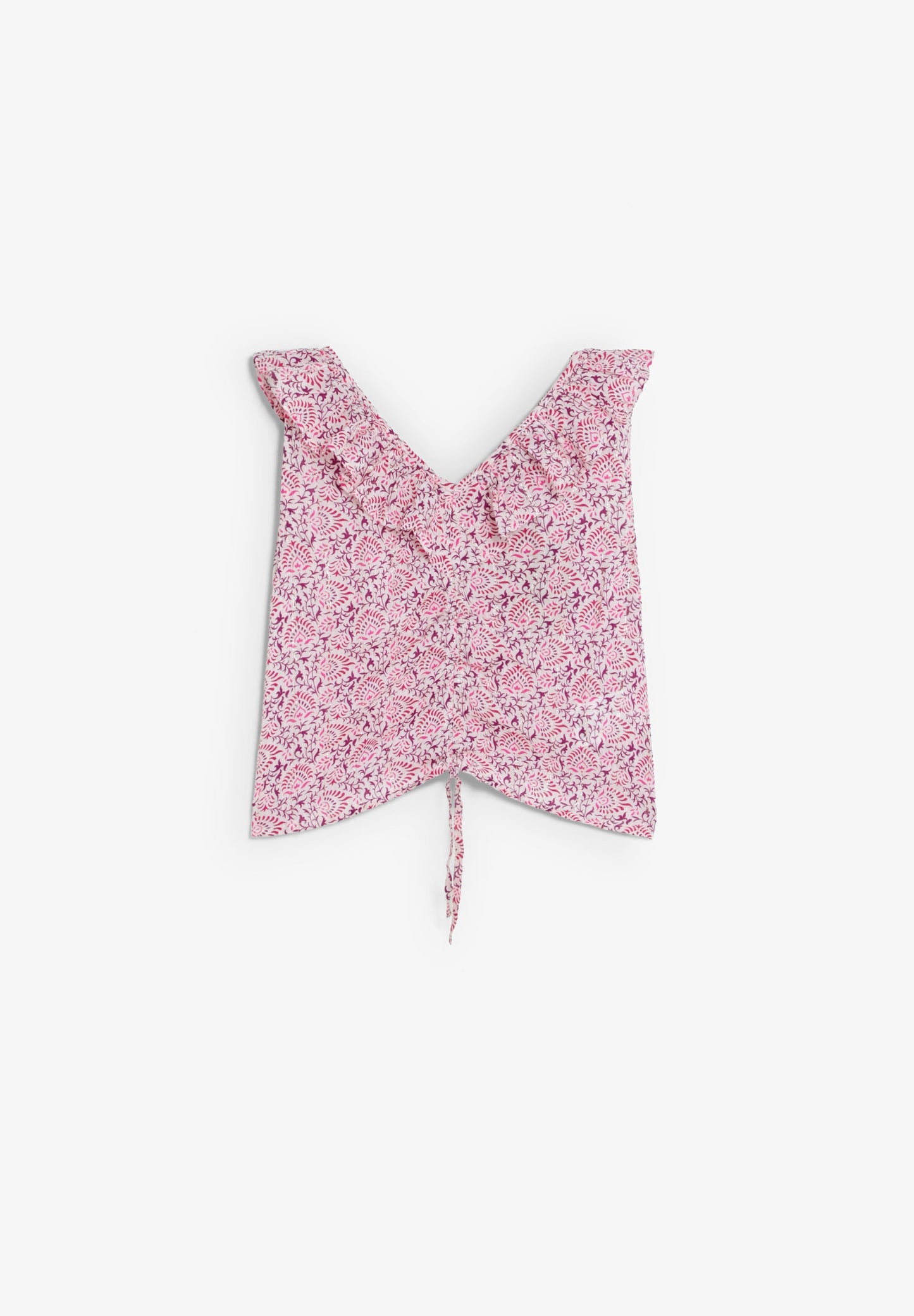PRINTED FLOWING BLOUSE