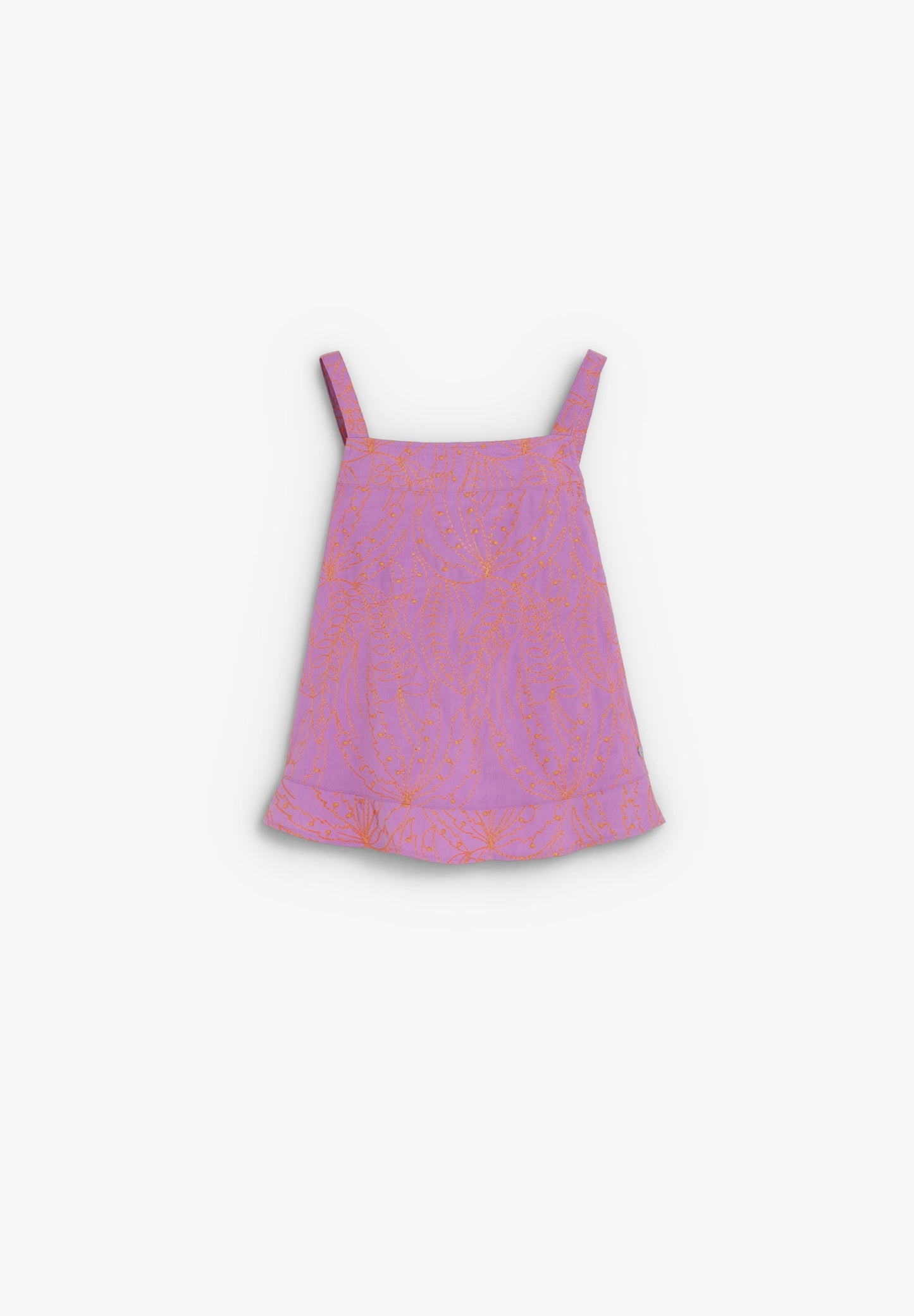 CONTRAST EMBROIDERED TOP