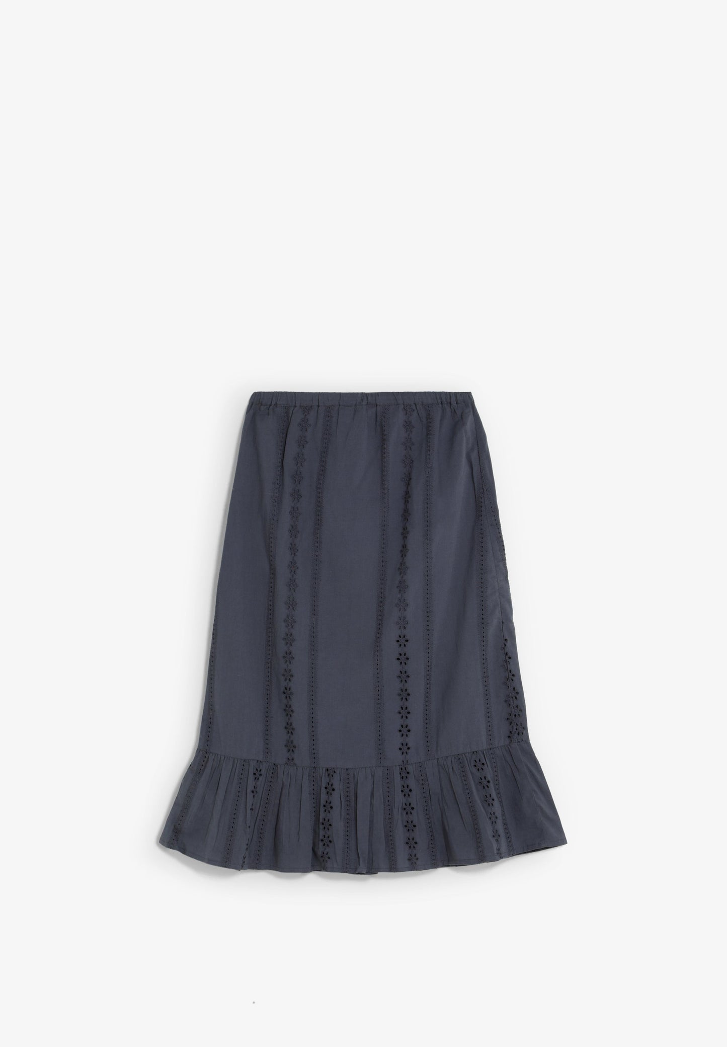 COTTON SKIRT WITH EMBROIDERY
