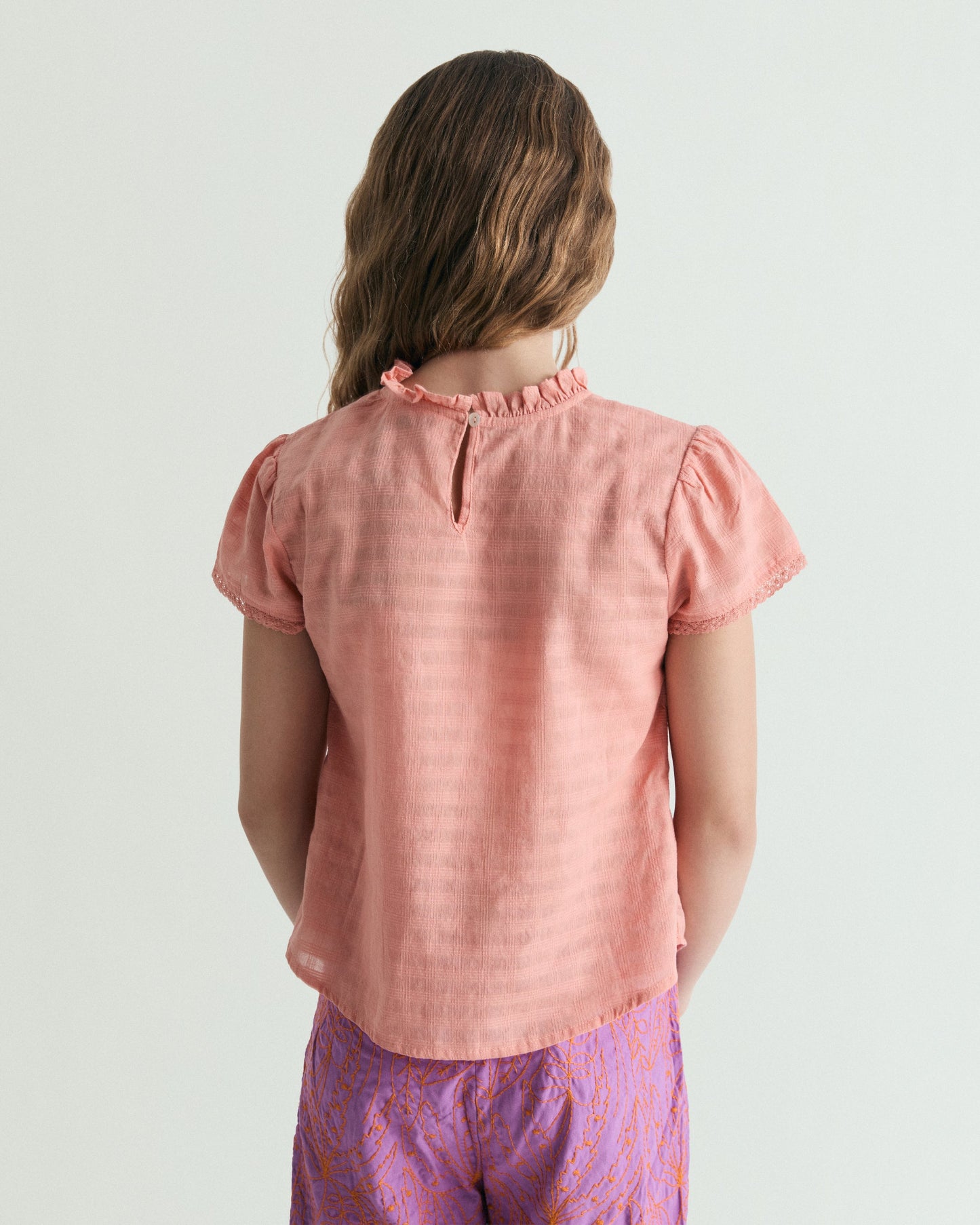 EMBROIDERED COTTON BLOUSE