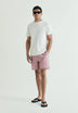CONTRAST SKULL SWIMMING TRUNKS