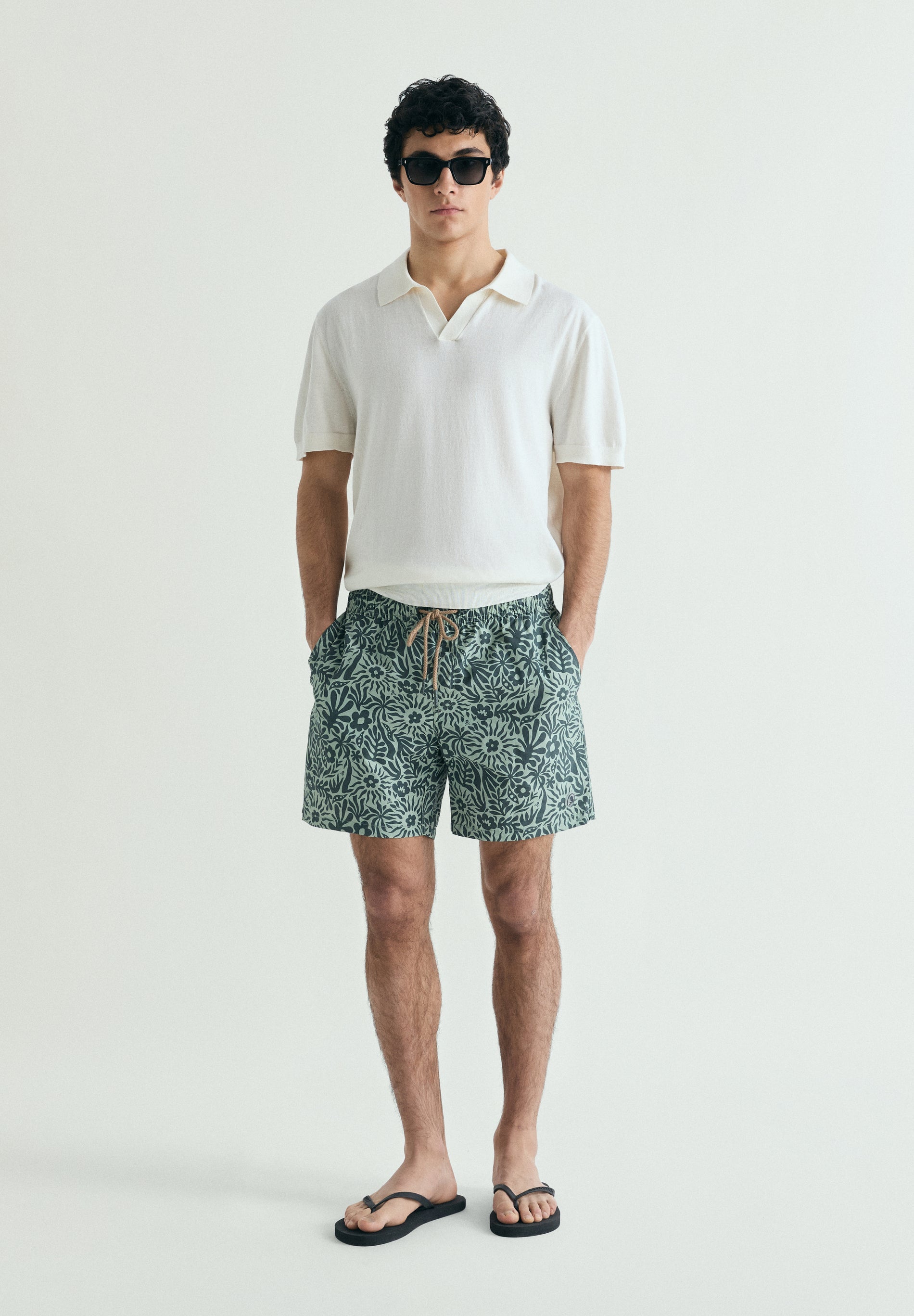 SCSKULL FLOWERS SWIMSUIT
