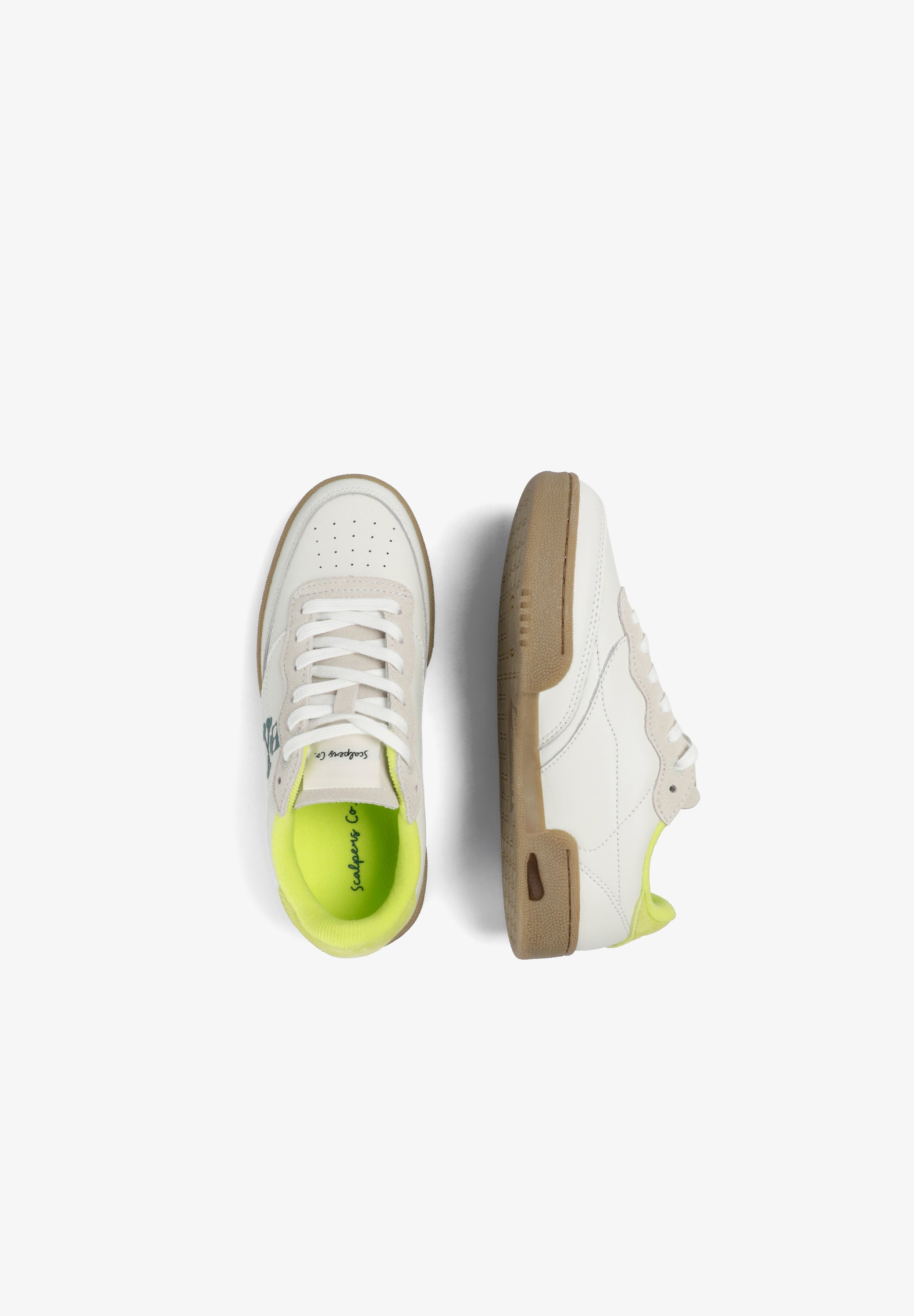 SNEAKERS WITH NEON SKULL DETAIL