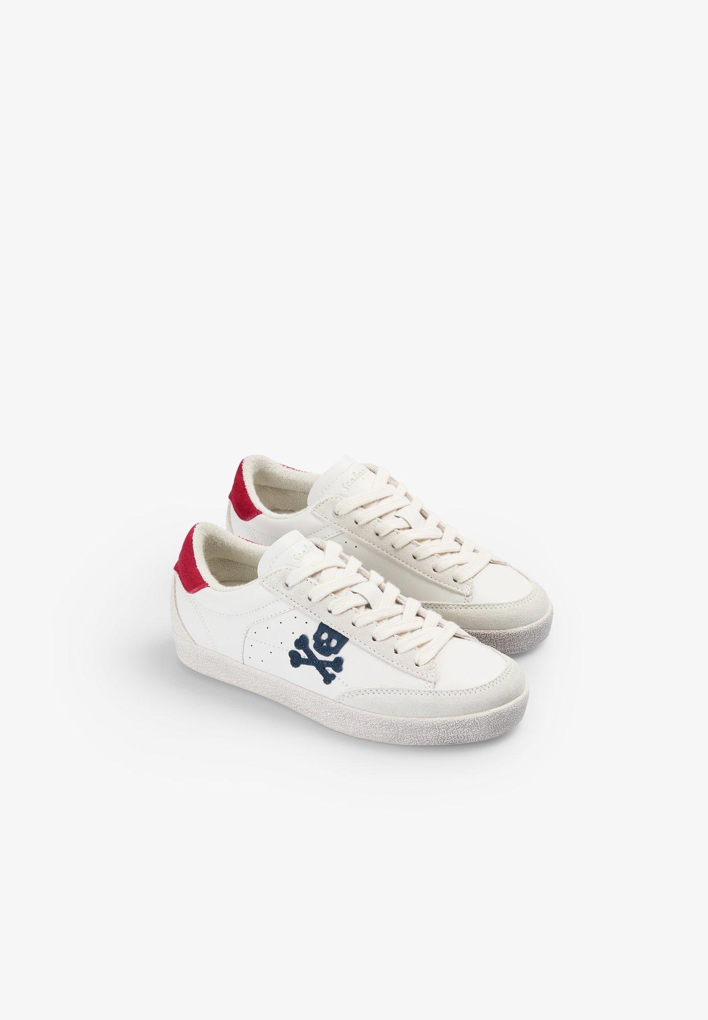 CONTRAST SKULL SNEAKERS