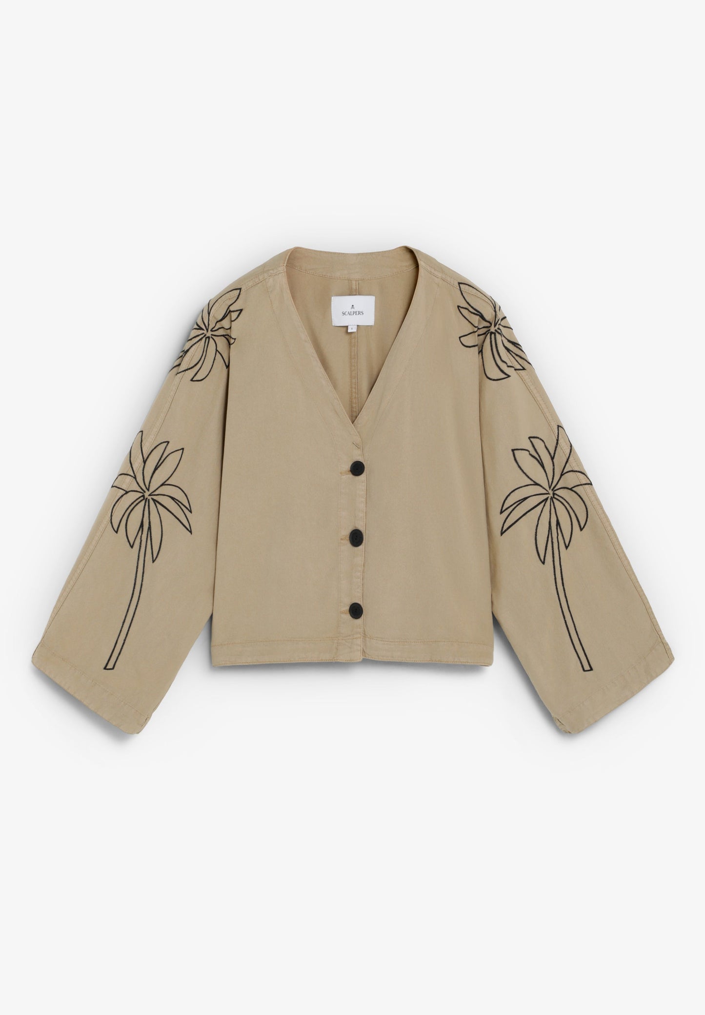 EMBROIDERED FLOWING SHIRT